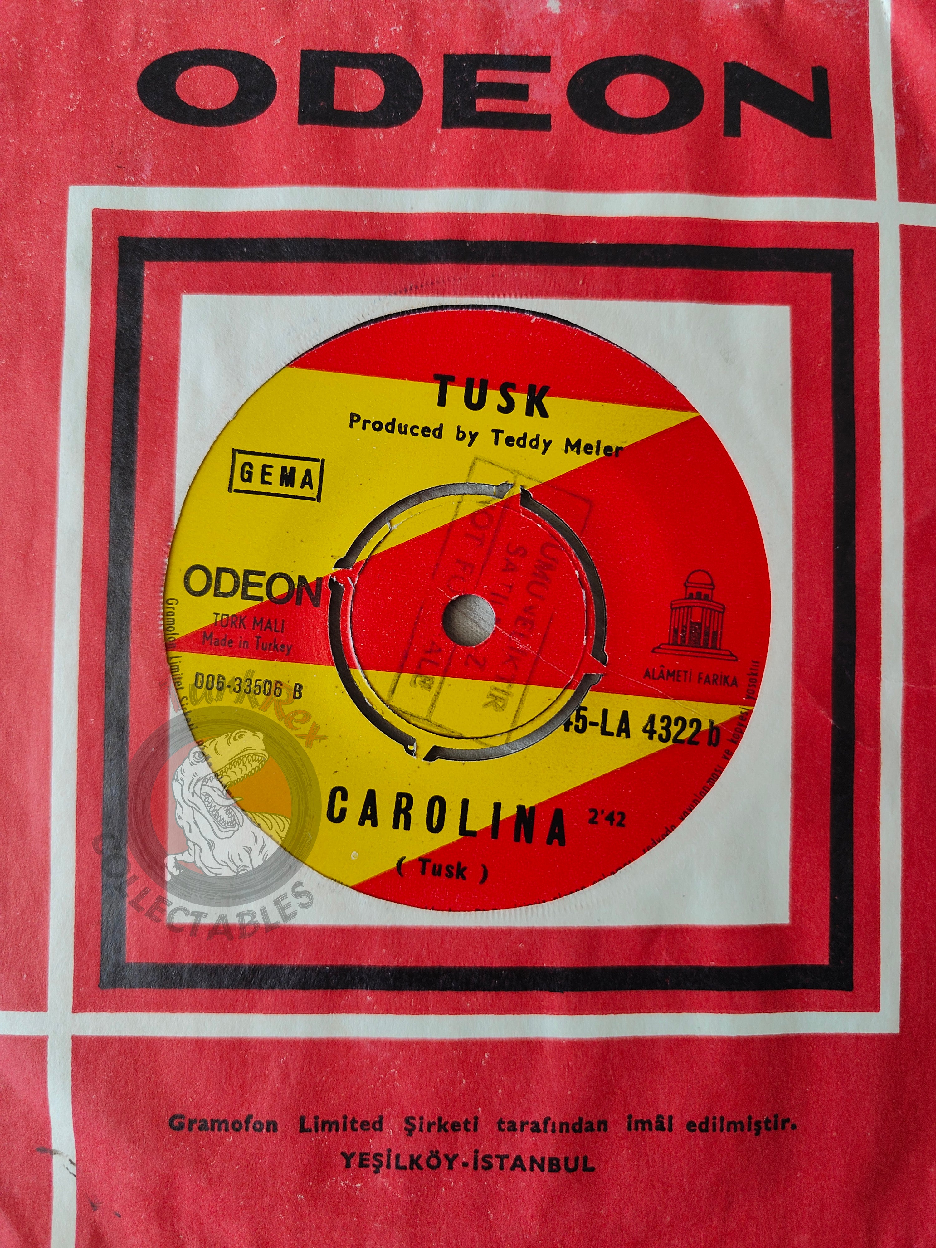 Tusk  – Child Of My Kingdom 7" Promo Turkish Pressing Vinyl Turkey Edition