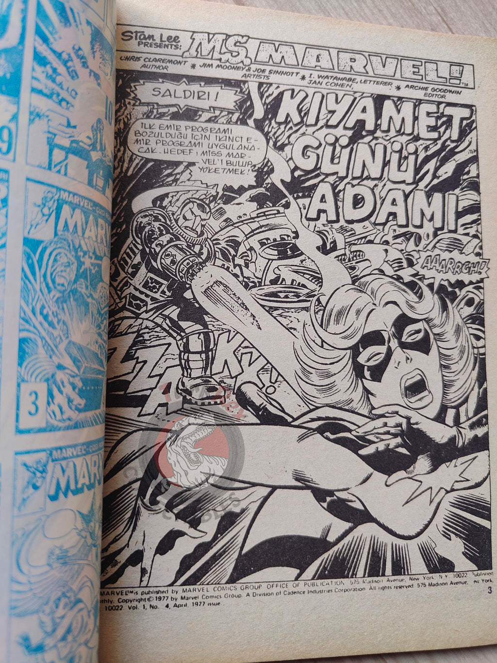 Ms. Marvel #3 1988 Turkish Comic Turkey #4 #5 #6