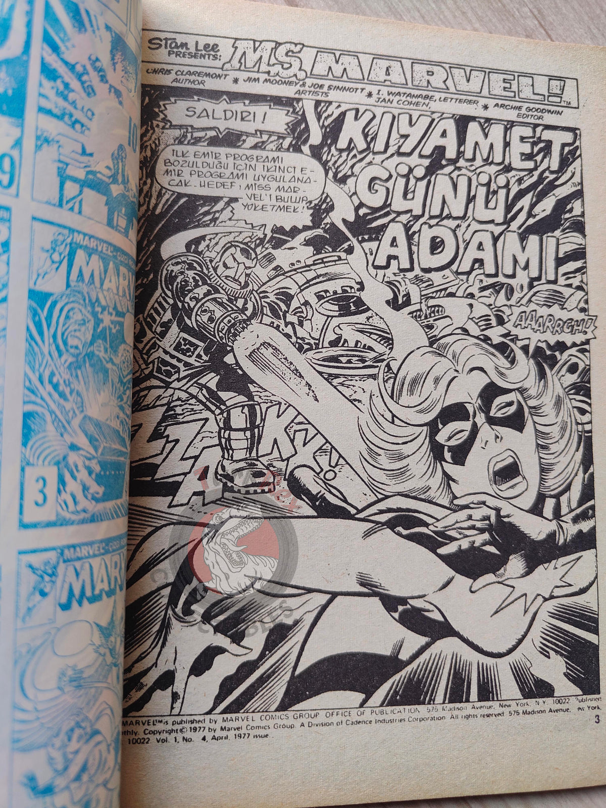Ms. Marvel #3 1988 Turkish Comic Turkey #4 #5 #6