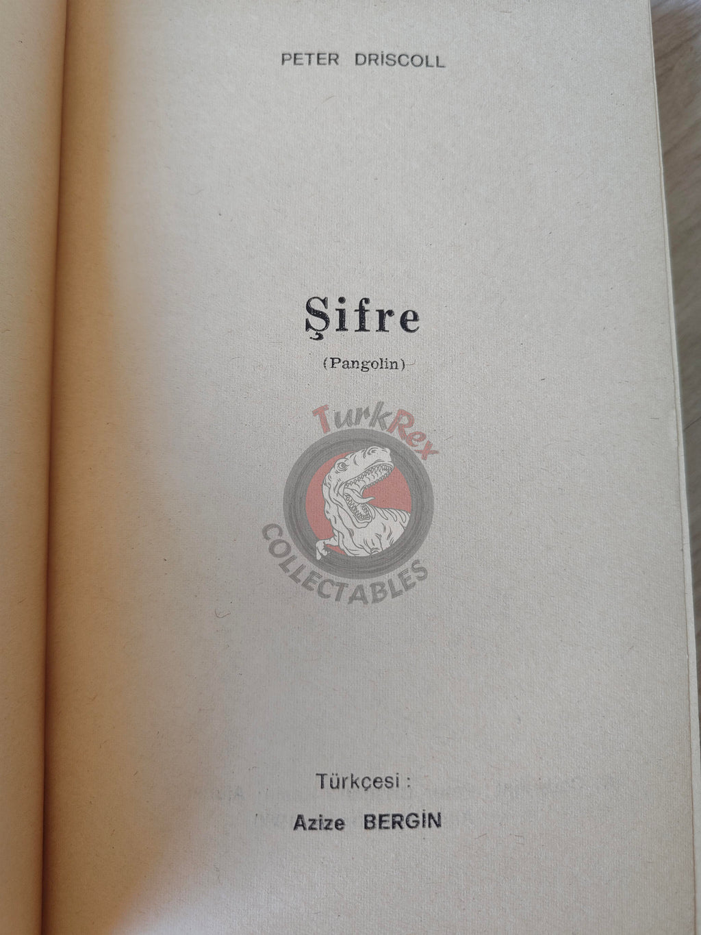 Peter Driscoll – Pangolin 1980 1st Turkish Book Turkey