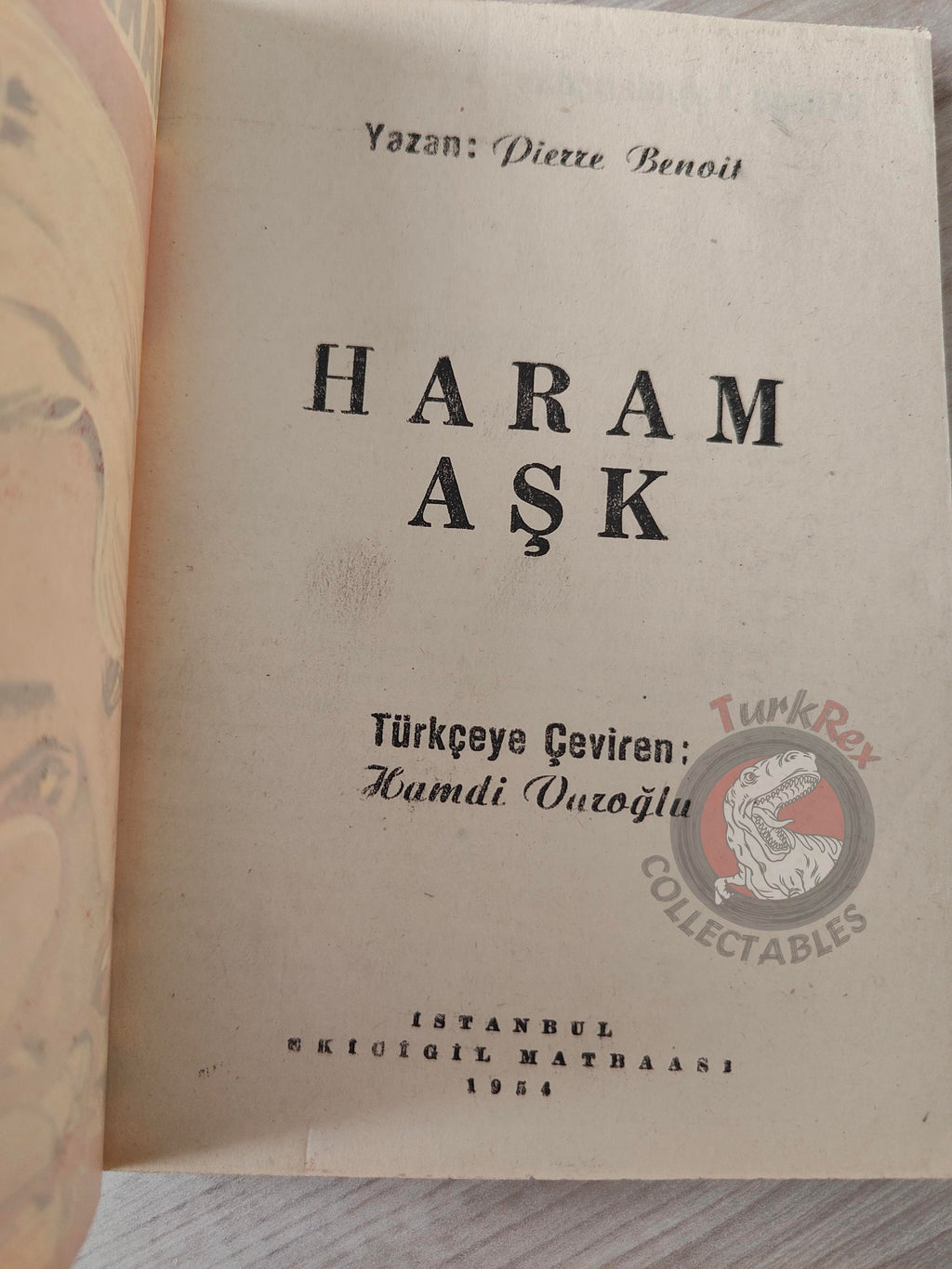 Pierre Benoit – Alberte 1954 1st Turkish Book Turkey