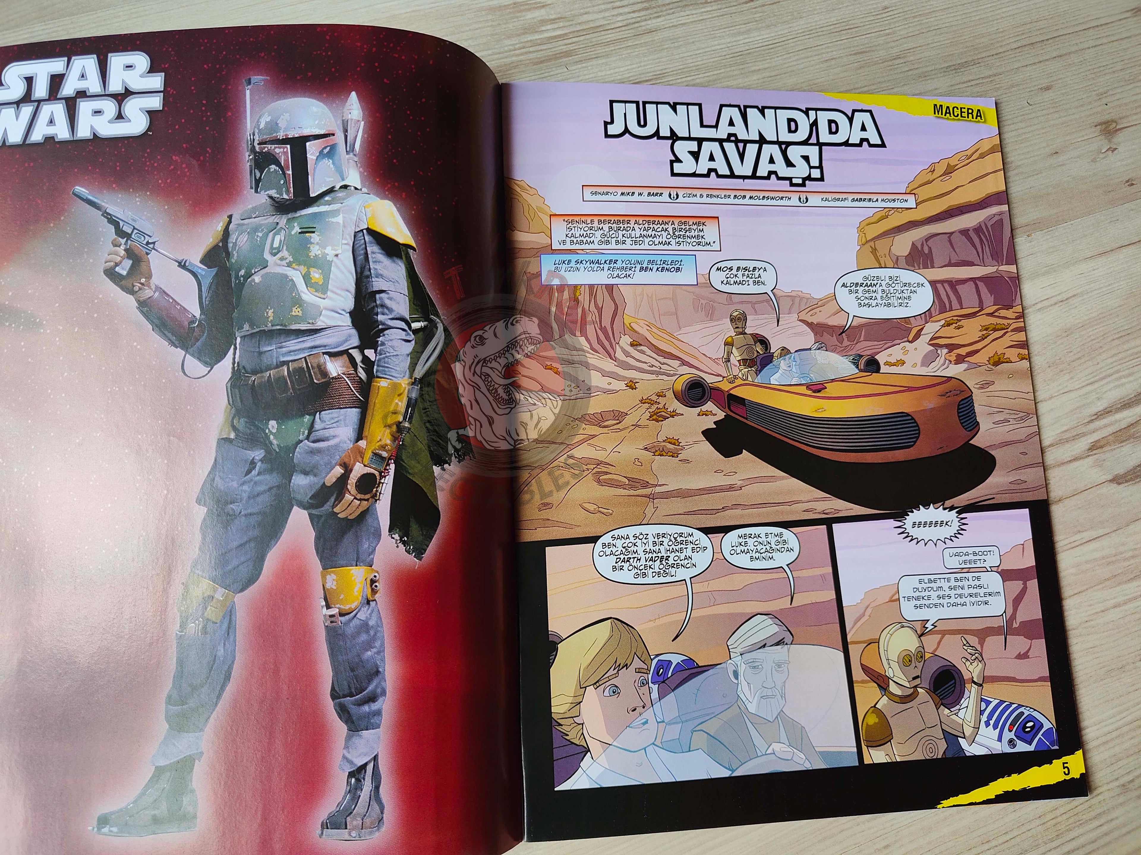 Star Wars Magazine #1 2016 Turkish Comic Mag Turkey Darth Vader