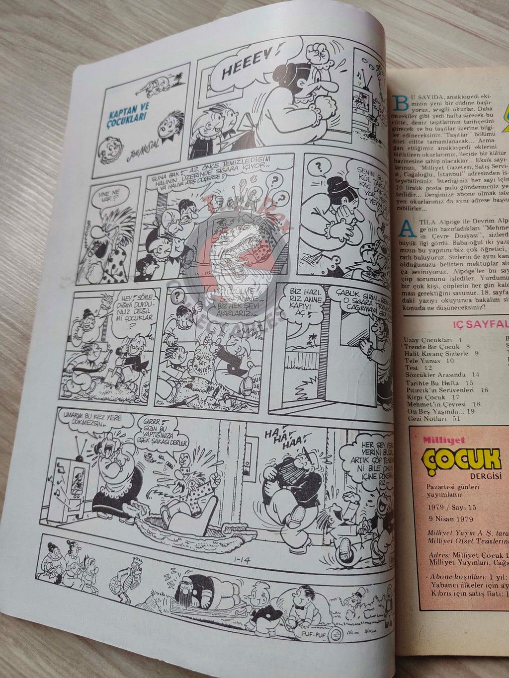 Milliyet Çocuk #15 1979 Turkish Comic Turkey Joyas Literarias Juveniles #101 Jules Verne