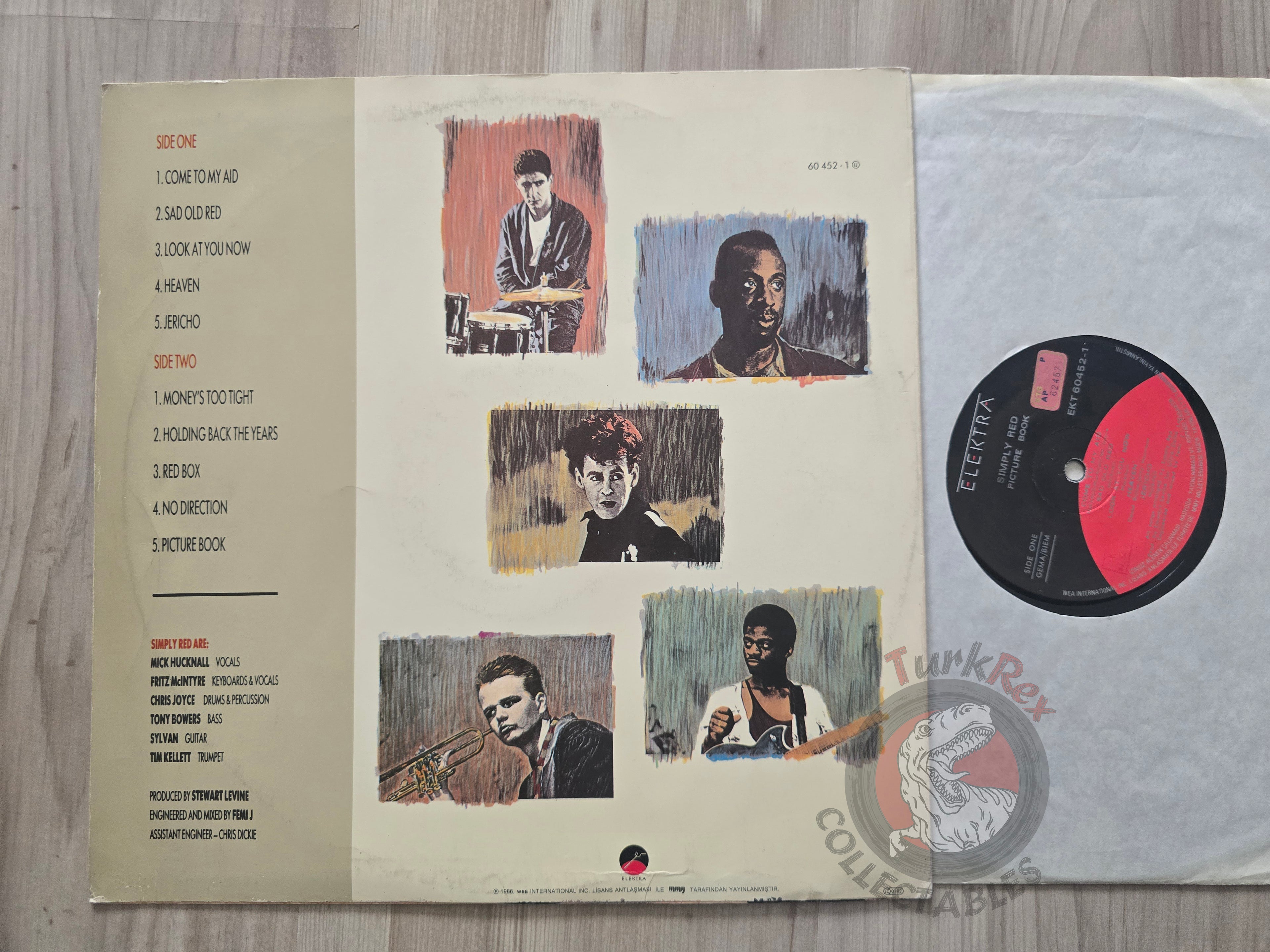 Simply Red – Picture Book Turkish Pressing Vinyl Turkey Edition