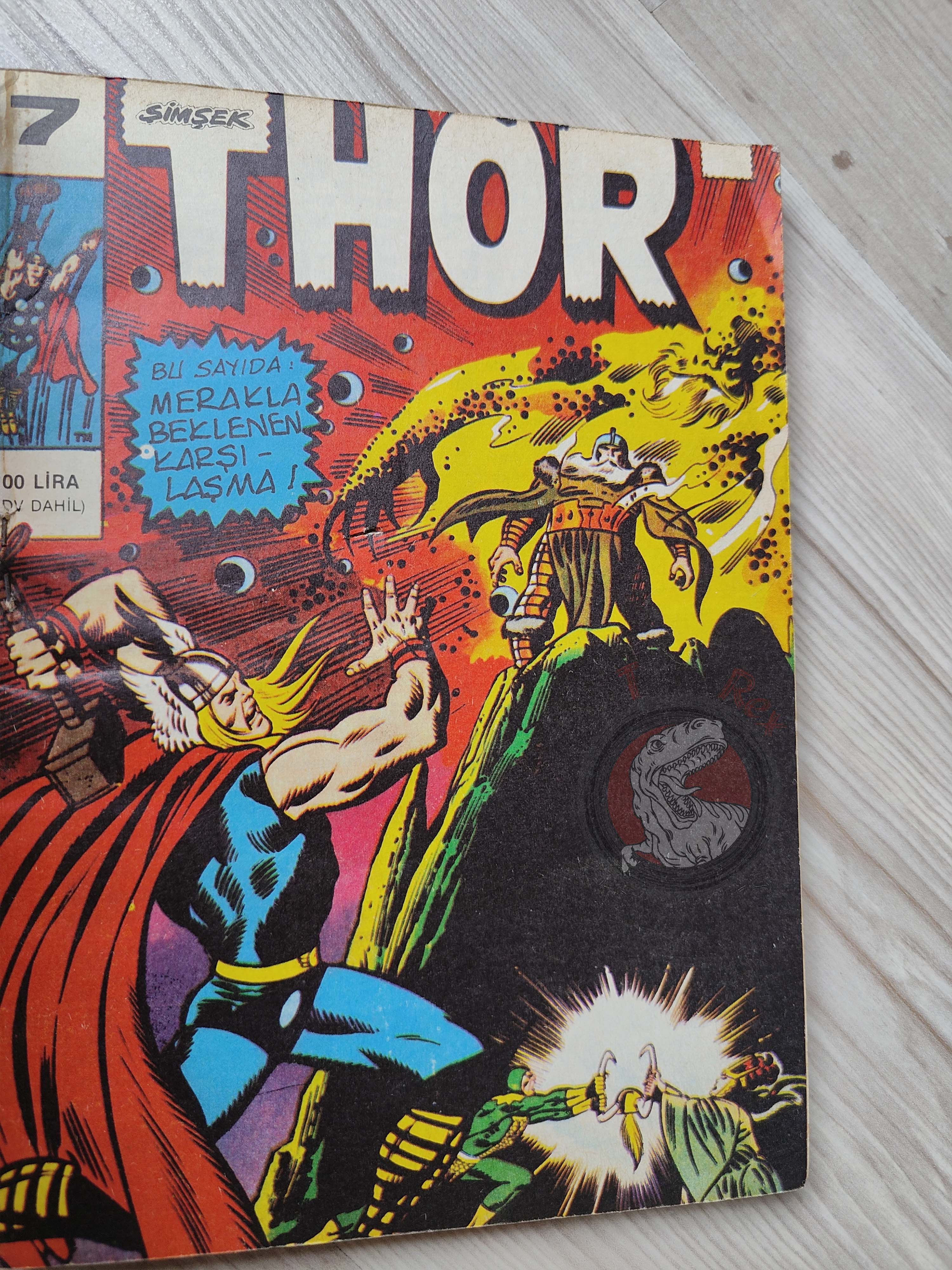 Thor #3 1985 Turkish Comic Turkey The Mighty Thor #188–192