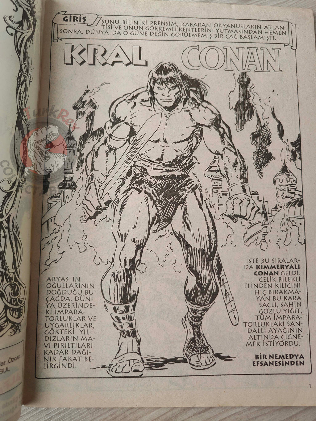 Kral Conan #1 The Savage Sword of #26 #27 Turkish Comic Turkey