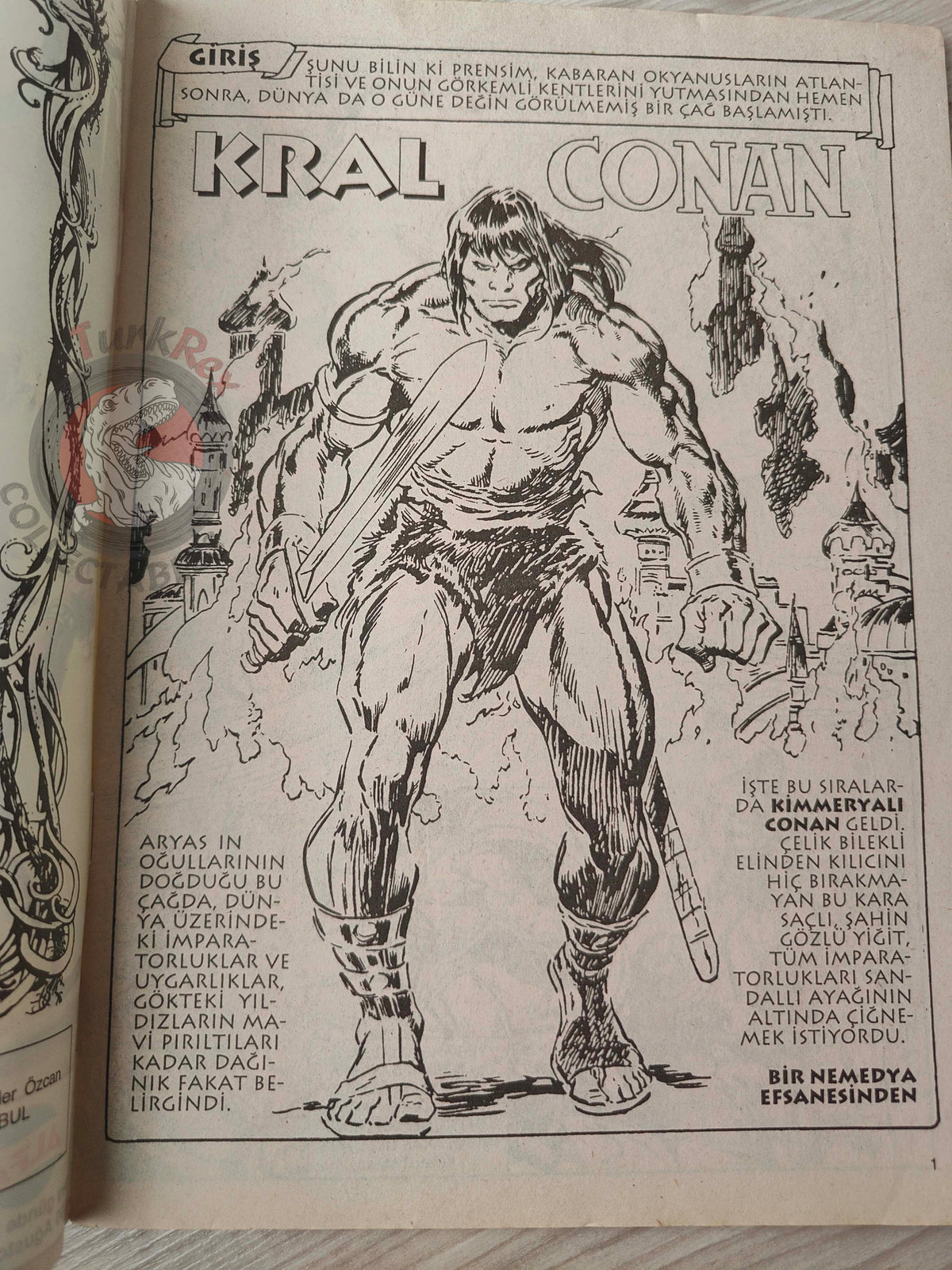 Kral Conan #1 The Savage Sword of #26 #27 Turkish Comic Turkey
