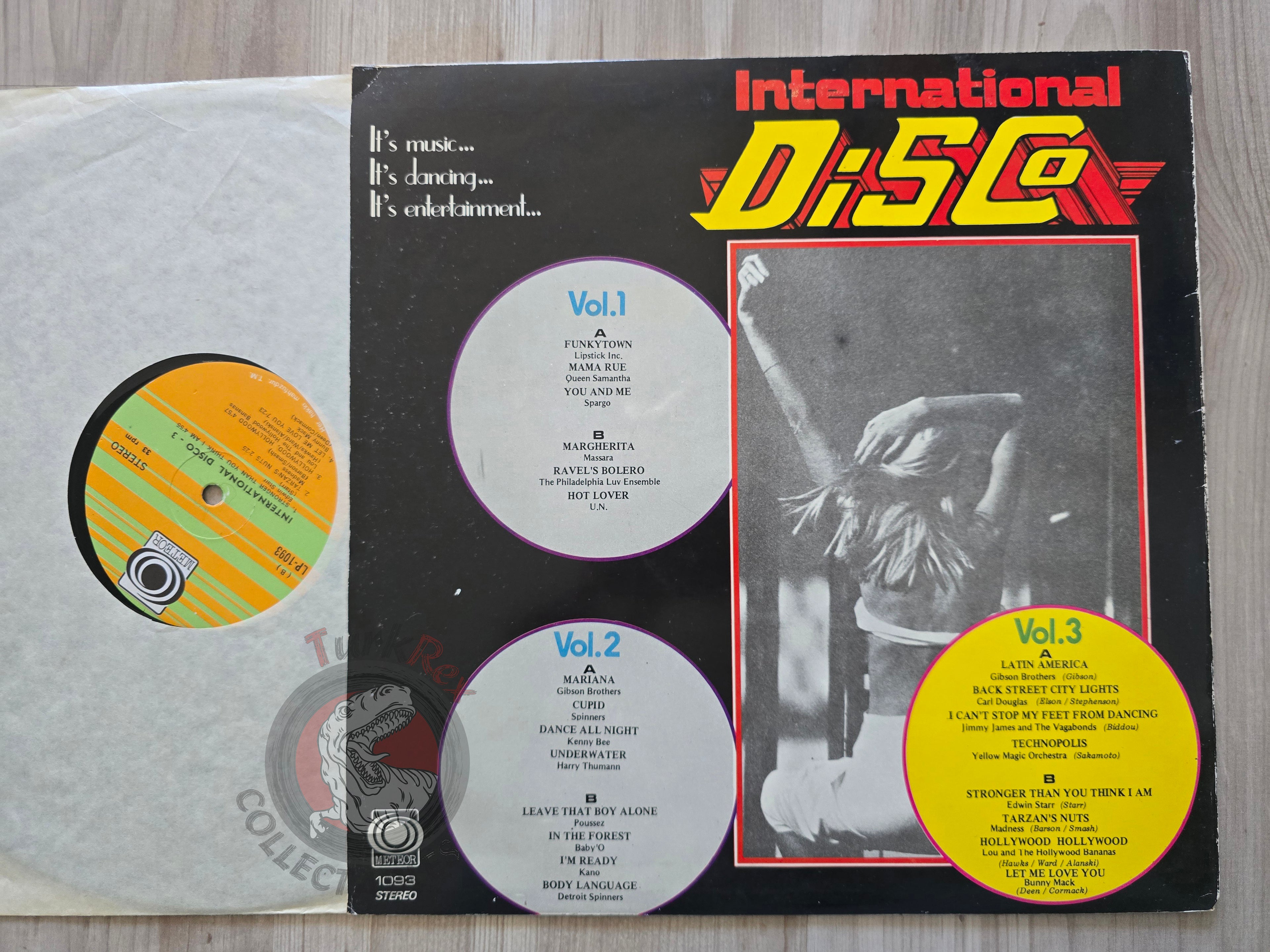 Various – International Disco Vol. 3 Turkish Pressing Vinyl Turkey Edition