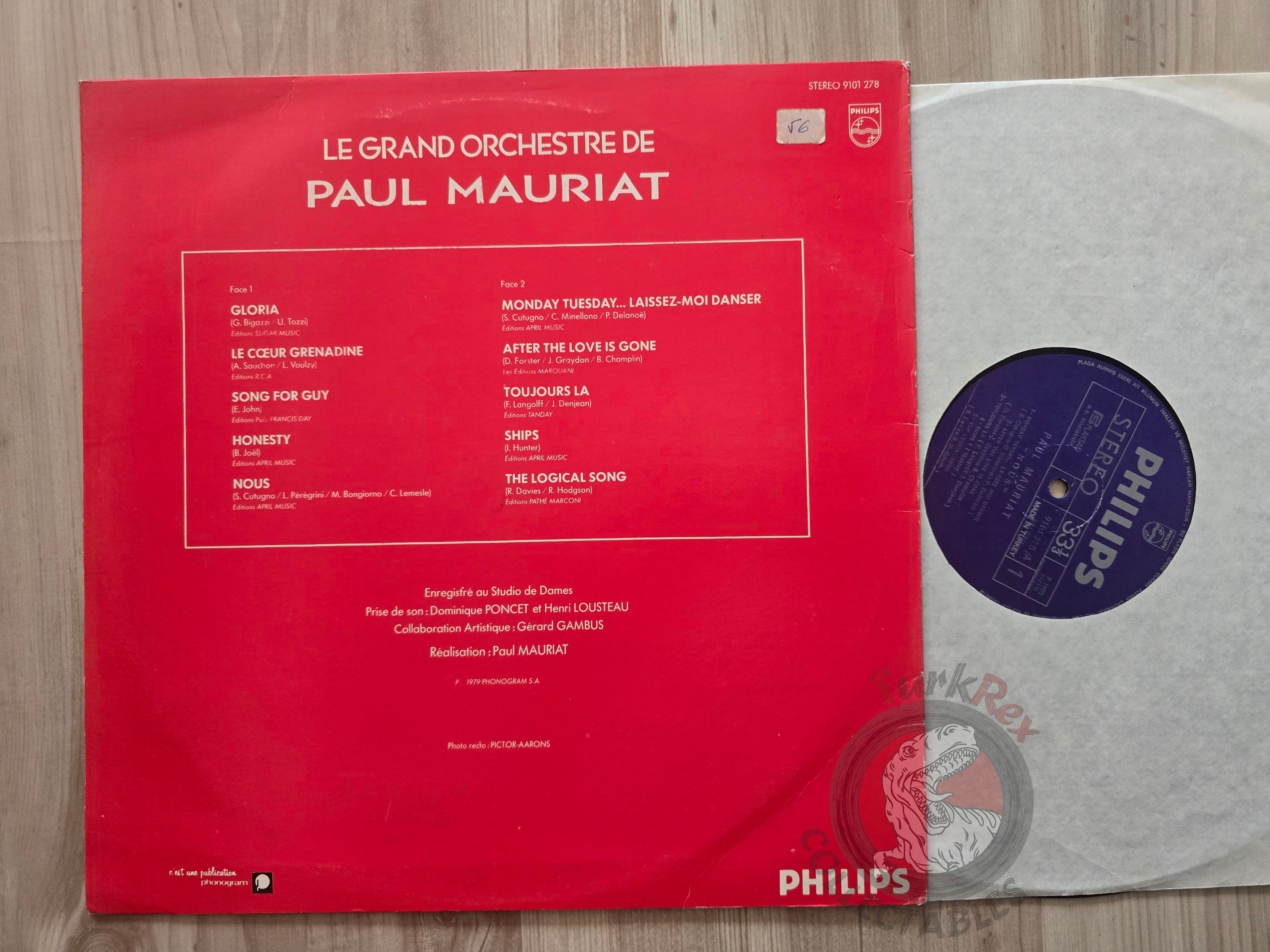 Paul Mauriat – Nous Turkish Pressing Vinyl Turkey Edition