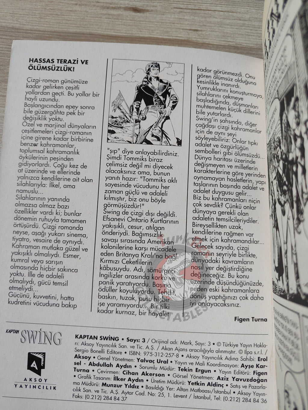 Comandante Mark #3 Turkish Edition Comic Turkey #5 #6