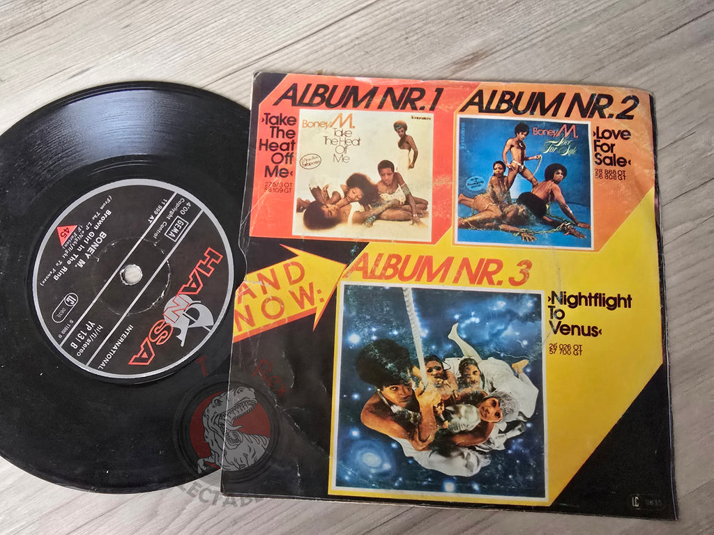 Boney M – Rivers Of Babylon 7" Turkish Pressing Vinyl Turkey Edition