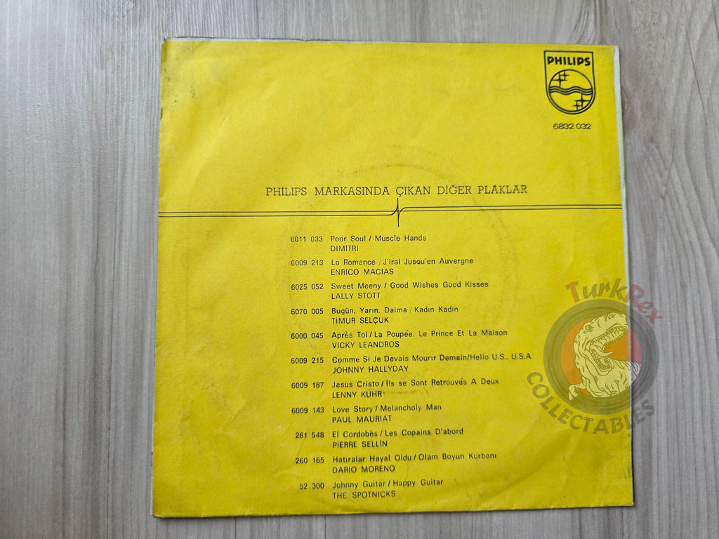 Auntie - Enrico Macias Vicky Leandros 7" Turkish Pressing Cover Only Turkey Edition