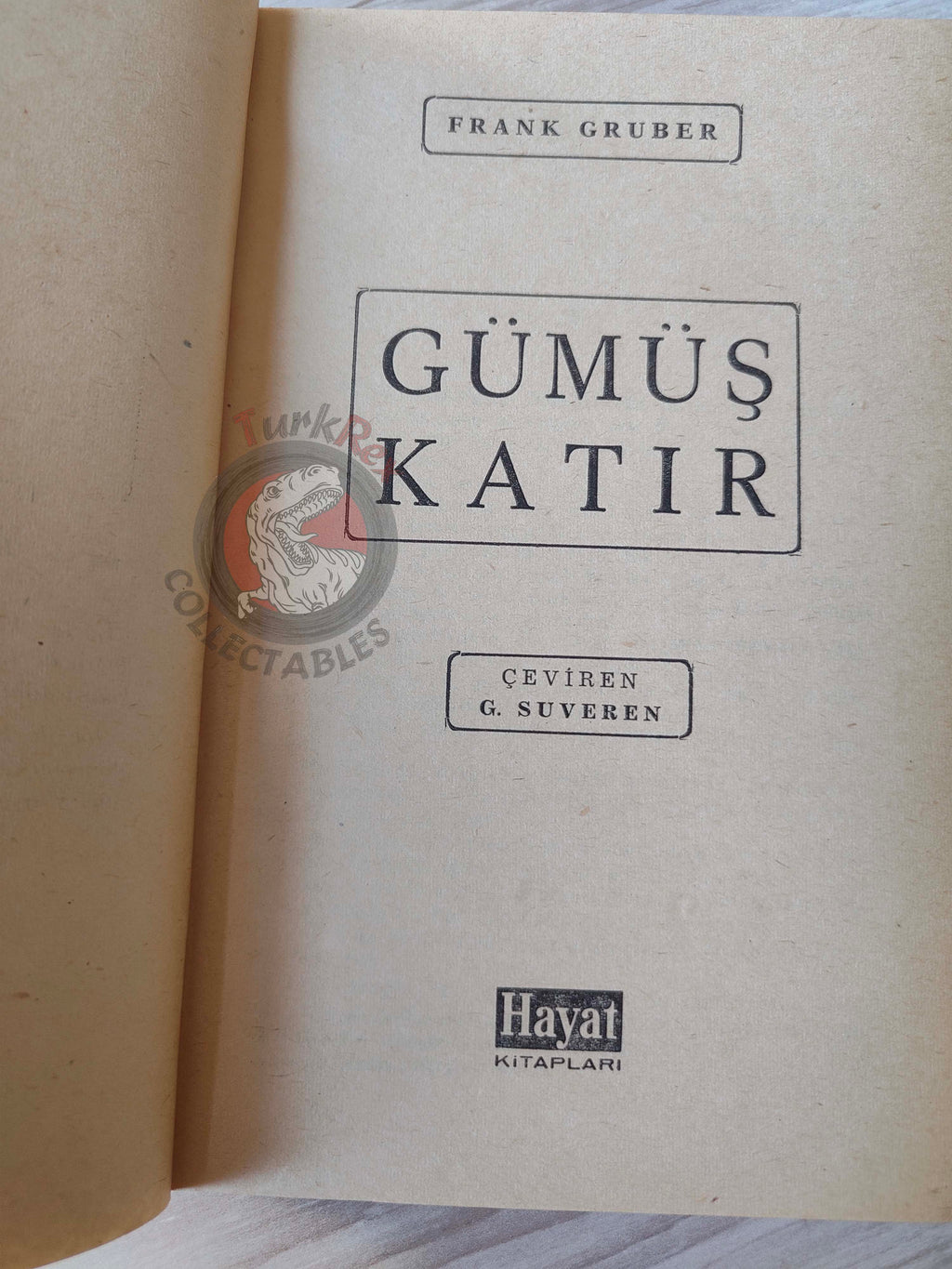 Frank Gruber – The Silver Jackass 1964 1st Turkish Book Turkey