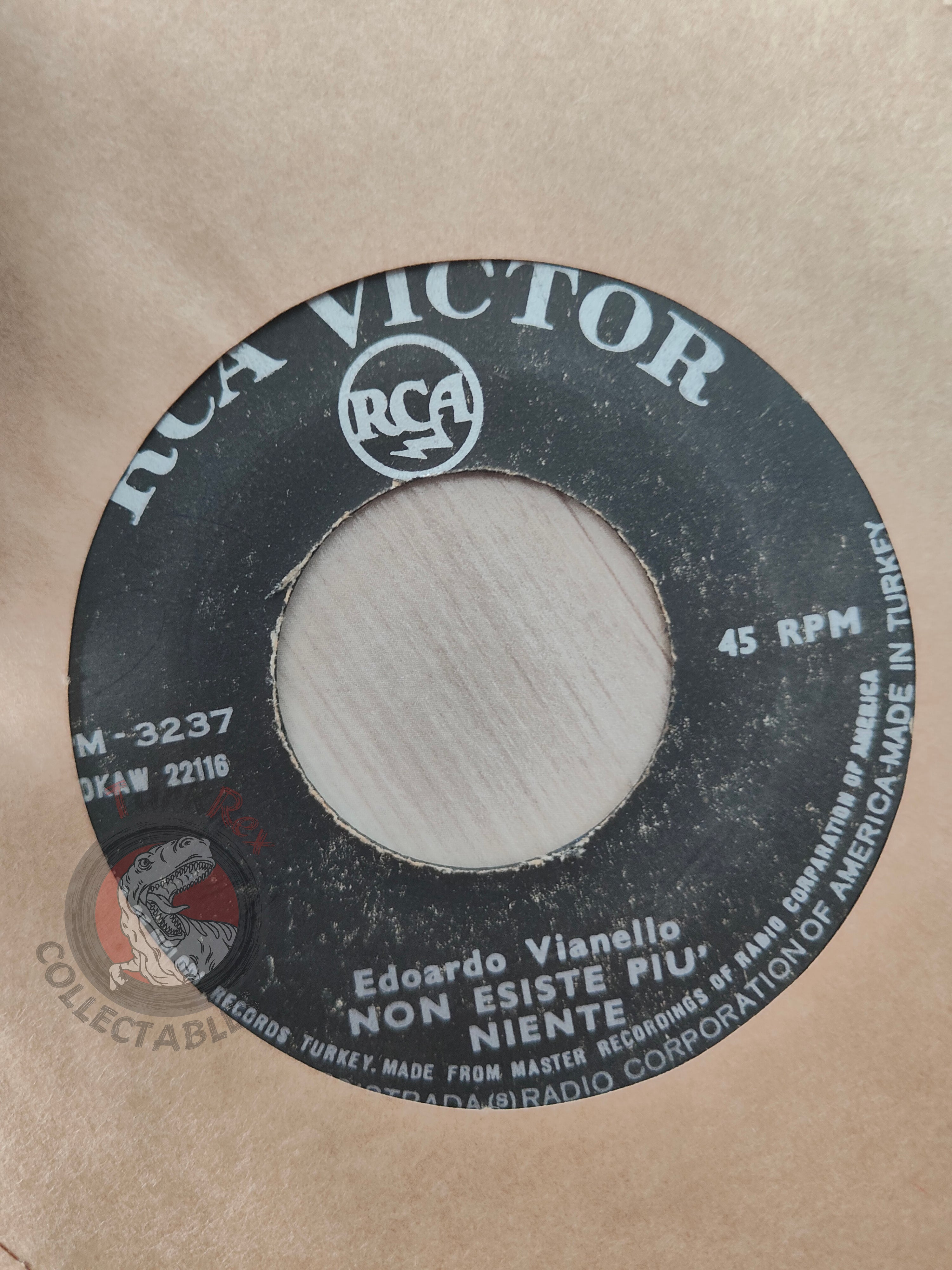 Edoardo Vianello – O Mio Signore 7" Turkish Pressing Vinyl Turkey Edition
