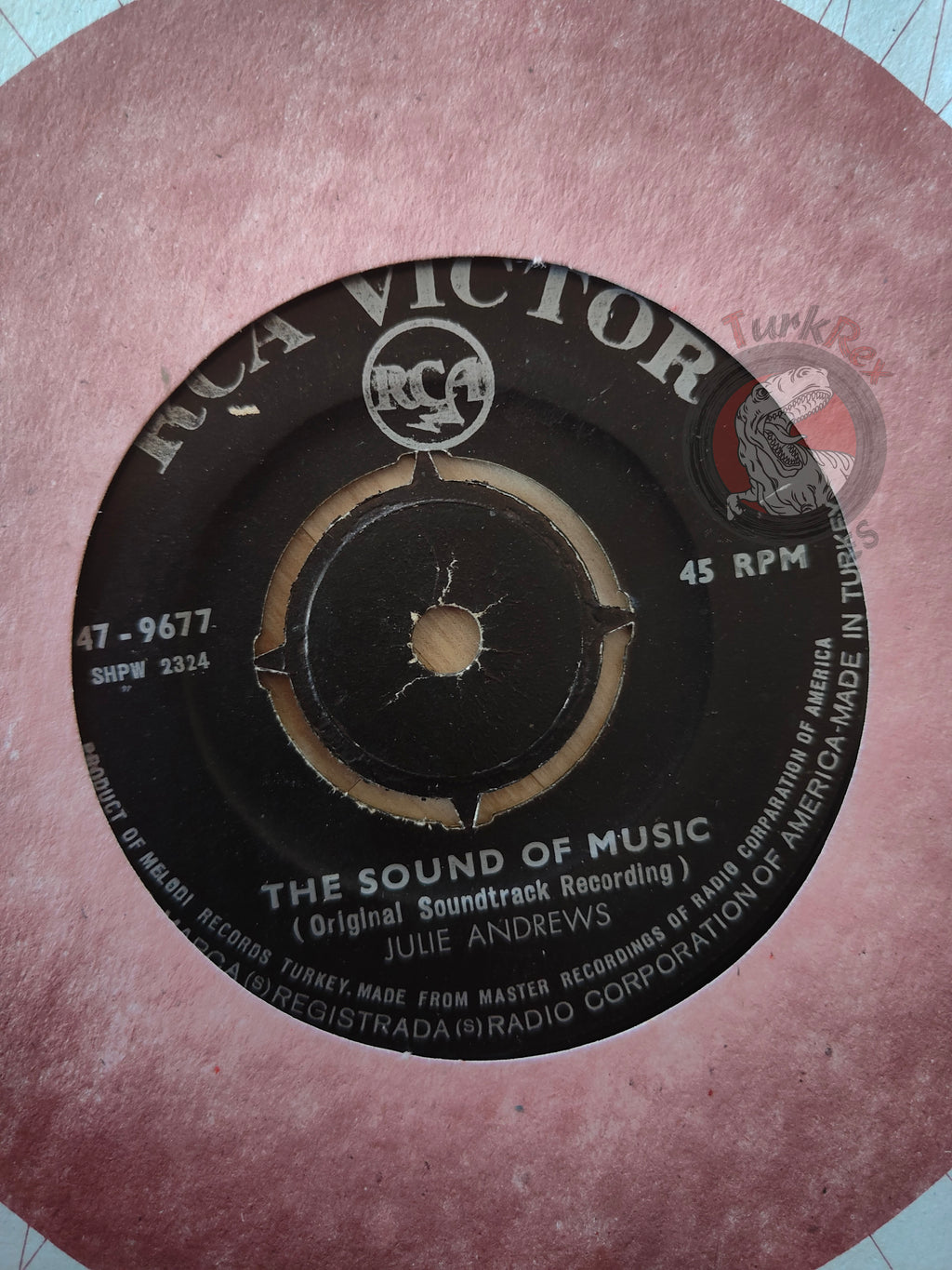 Julie Andrews – The Sound Of Music 7" Turkish Pressing Vinyl Turkey Edition