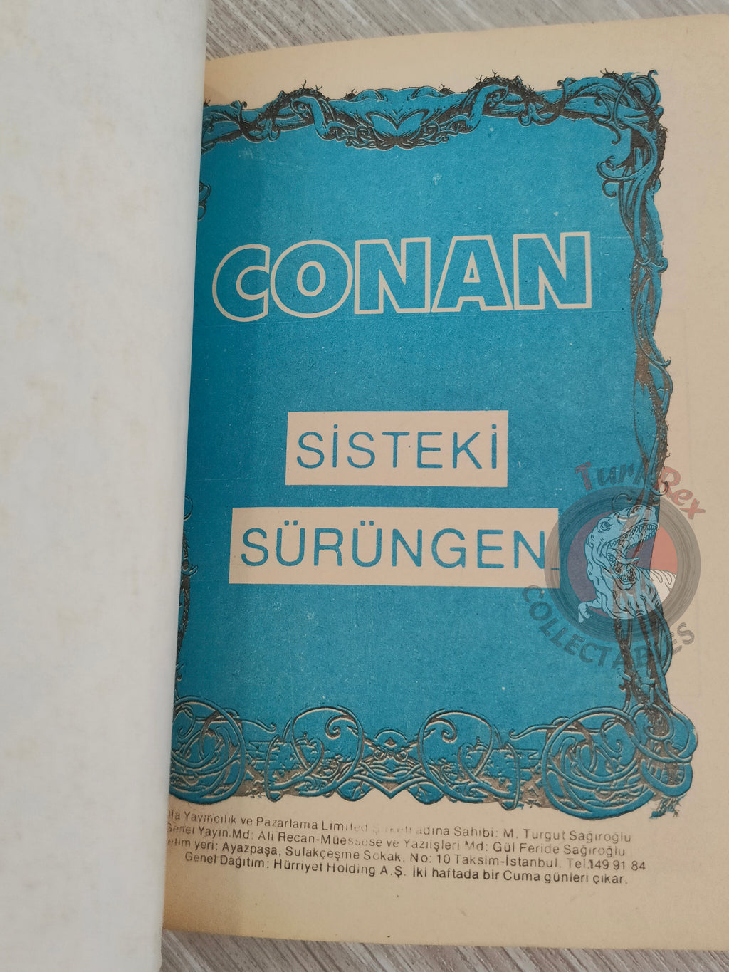 Conan Renkli #2 Turkish Comic Turkey CTB #116 The Savage Sword of Conan #27