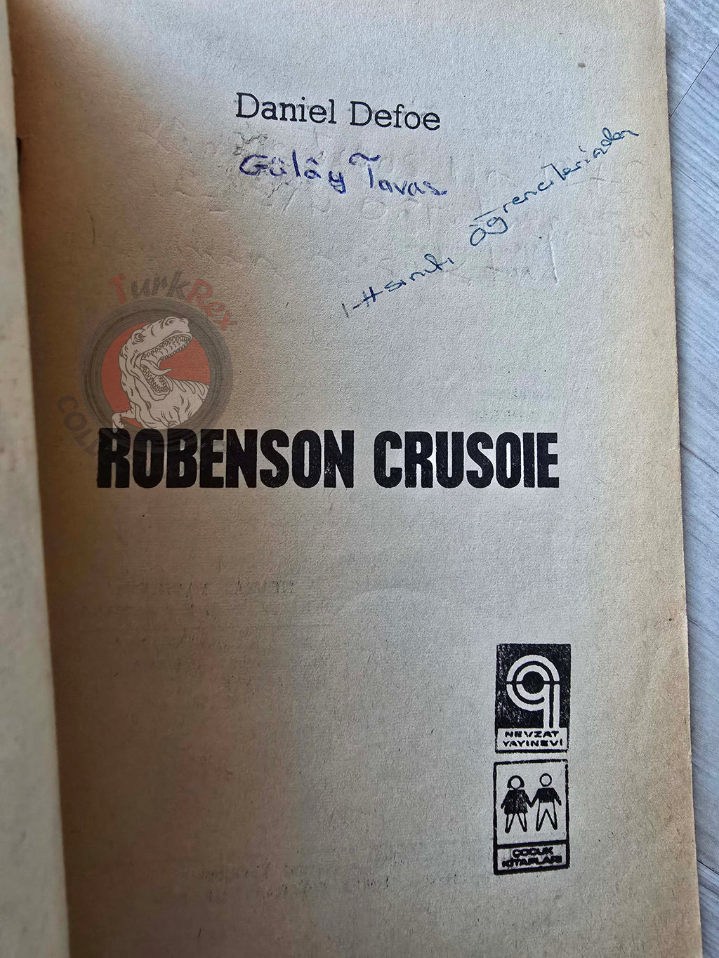 Daniel Defoe – Robinson Crusoe 1979 Turkish Book Turkey