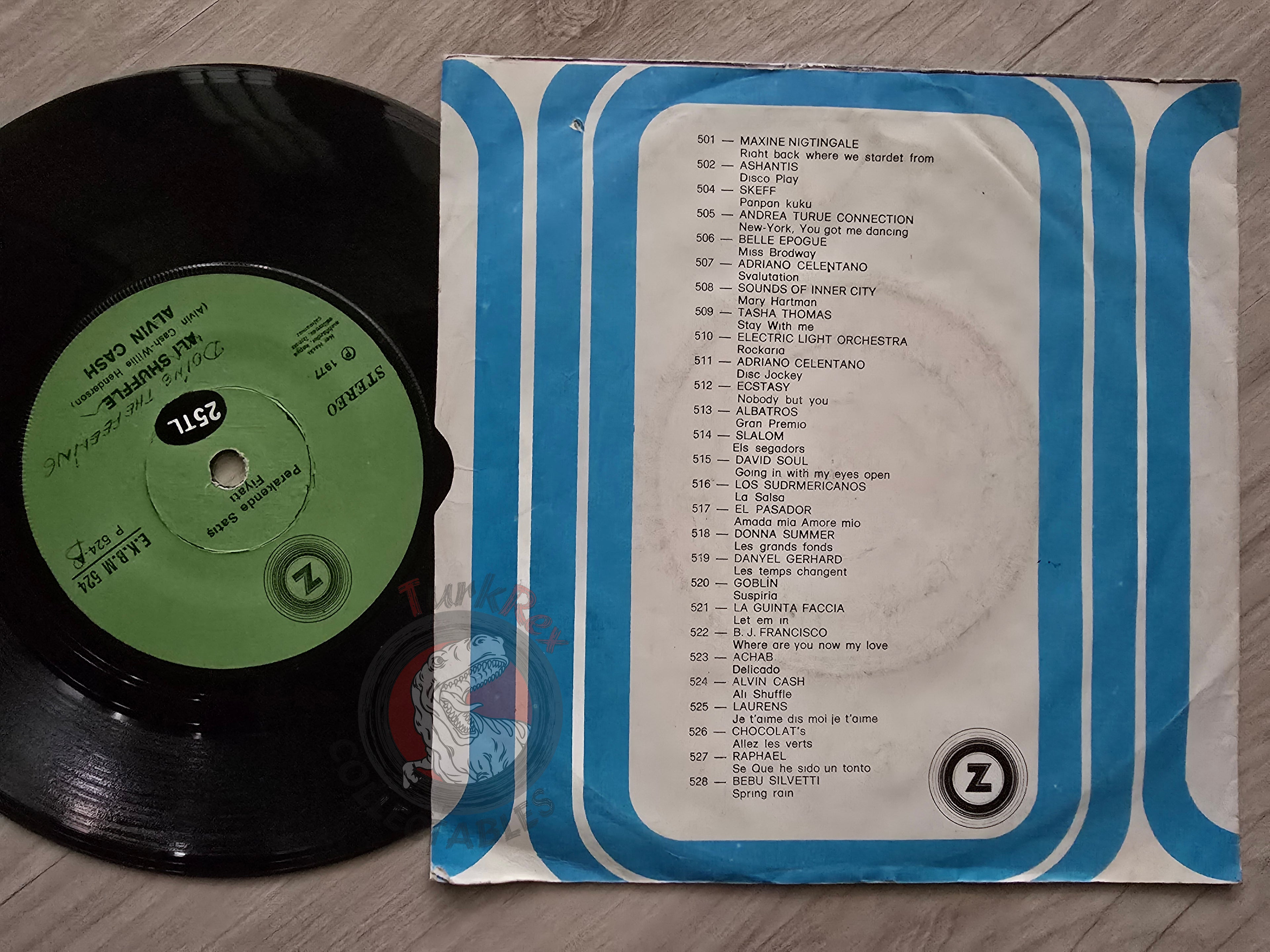 Alvin Cash – Ali Shuffle / Doing The Feeling 7" Turkish Pressing Vinyl Turkey Edition