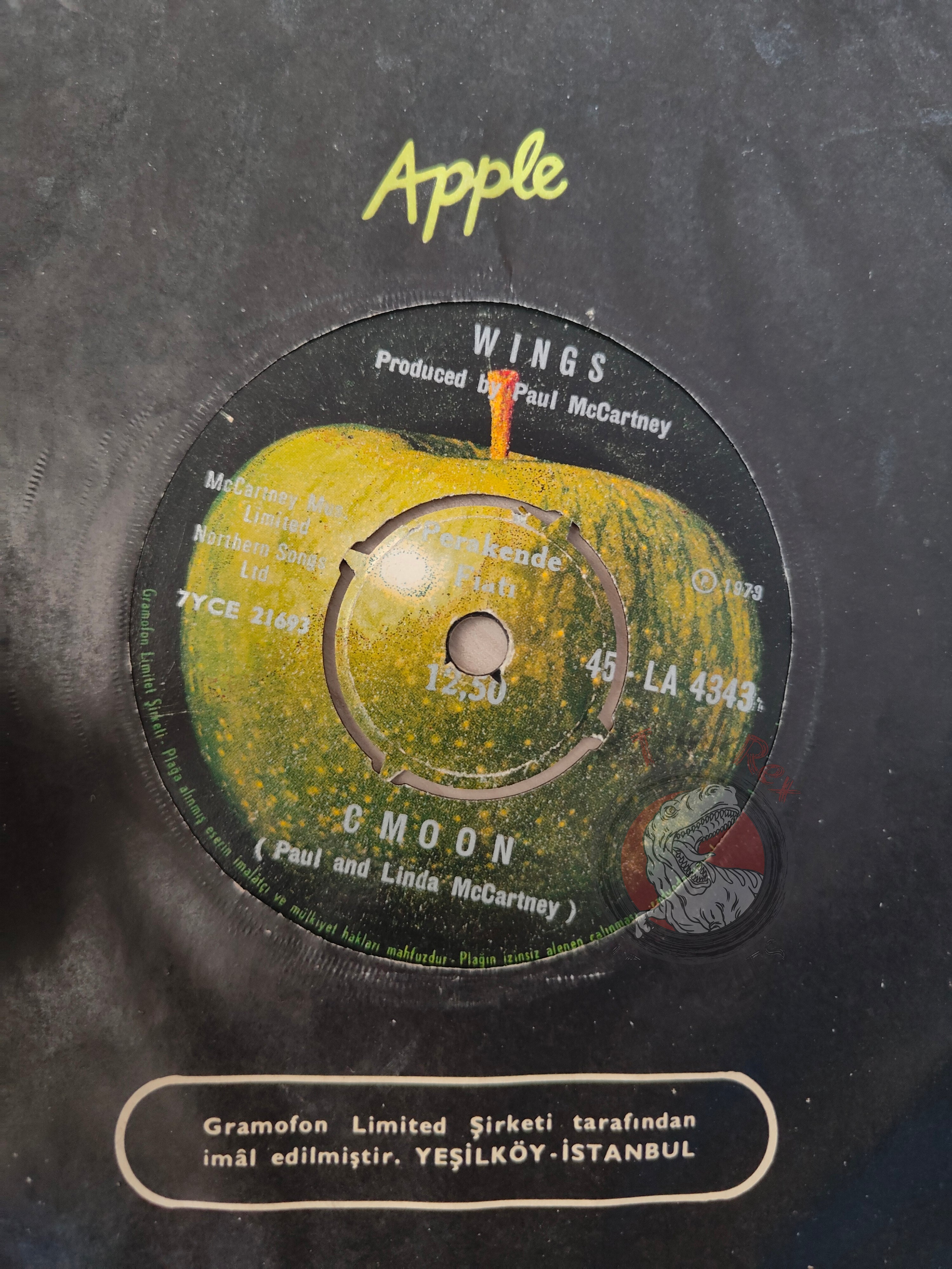 Wings – Hi, Hi, Hi / C Moon 7" Turkish Pressing Vinyl Turkey Edition 2