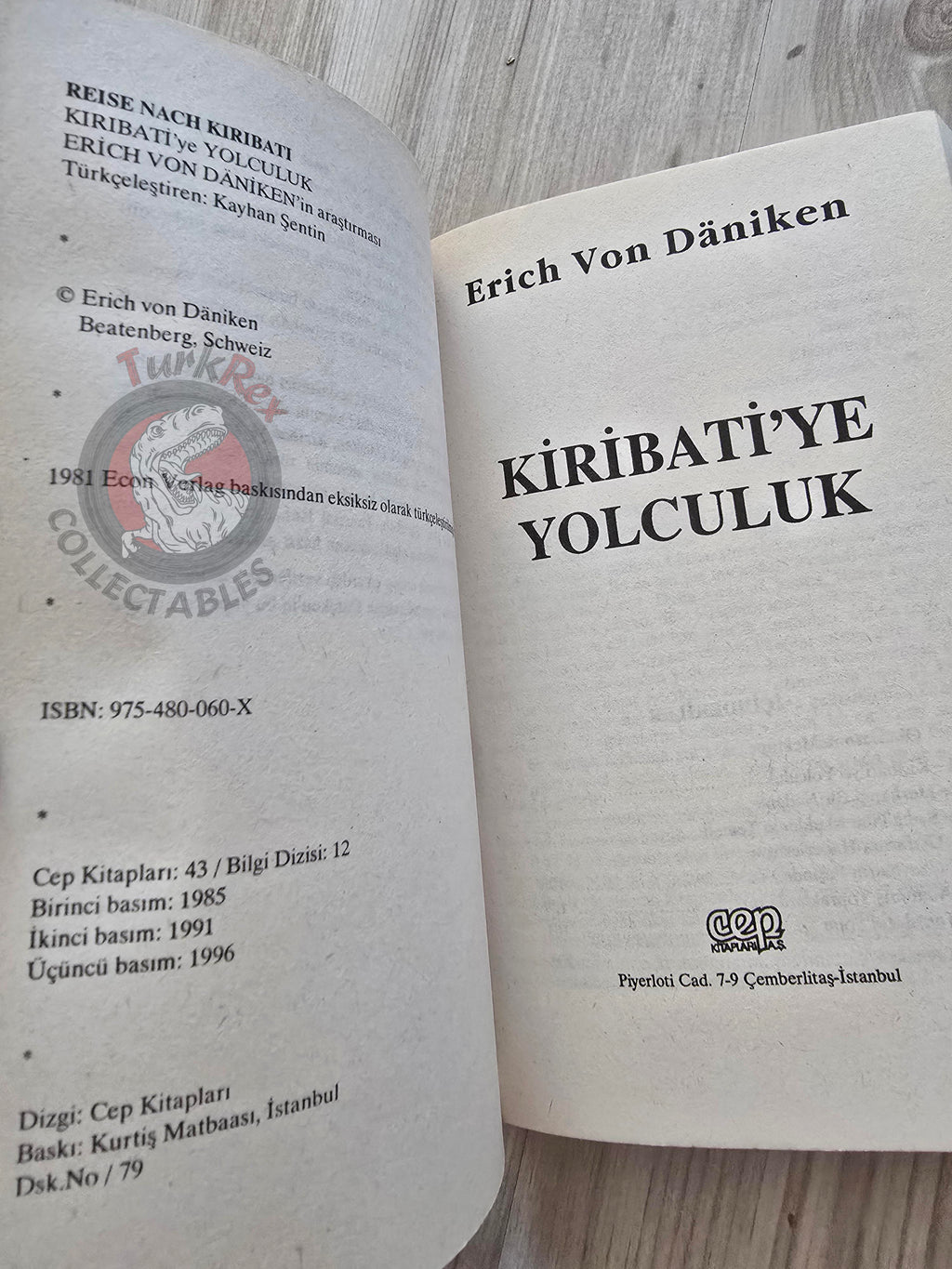 Erich von Däniken – Pathways to the Gods The Stones of Kiribati 1996 Turkish Book Turkey Ufology
