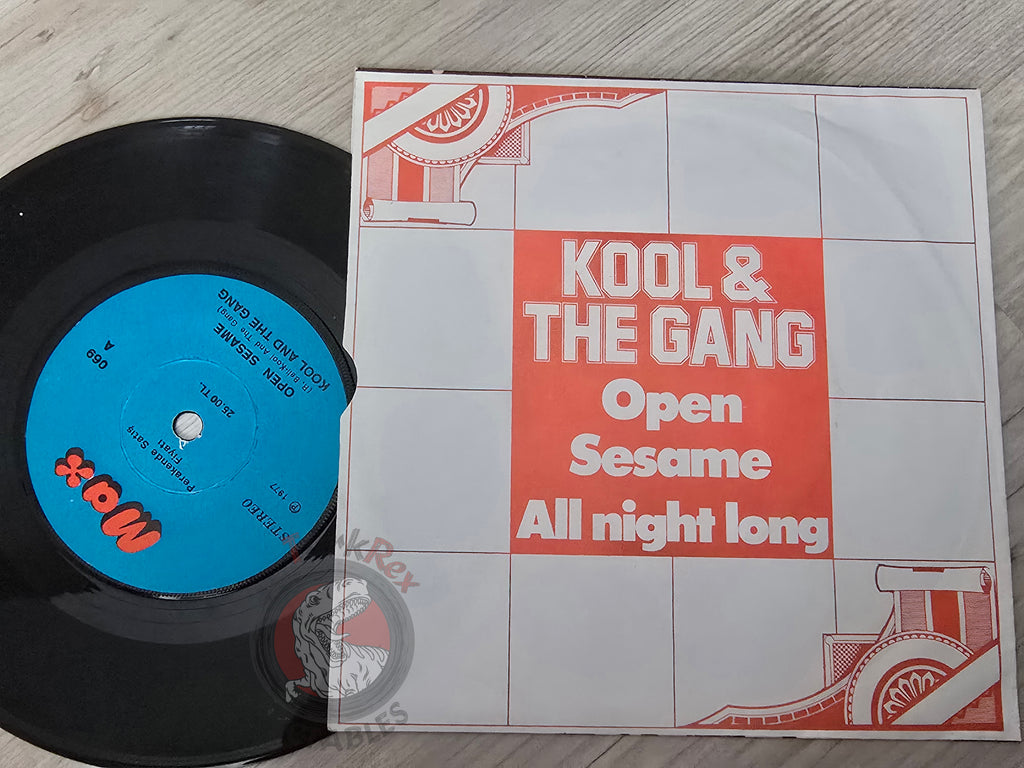 Kool & The Gang – Open Sesame / All Night Long 7" Turkish Pressing Vinyl Turkey Edition