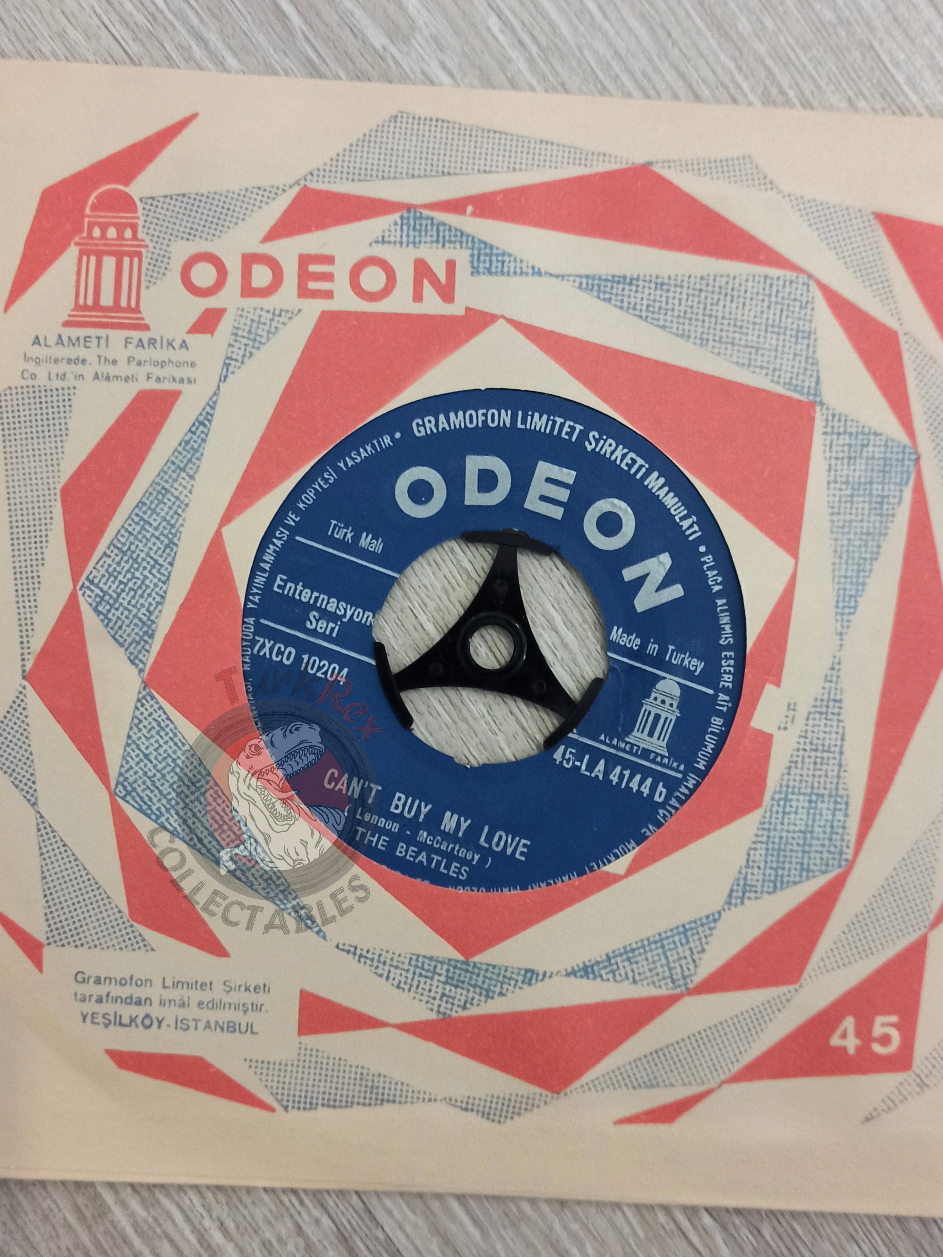 The Beatles – All My Loving 7" Turkish Pressing Vinyl Turkey Edition