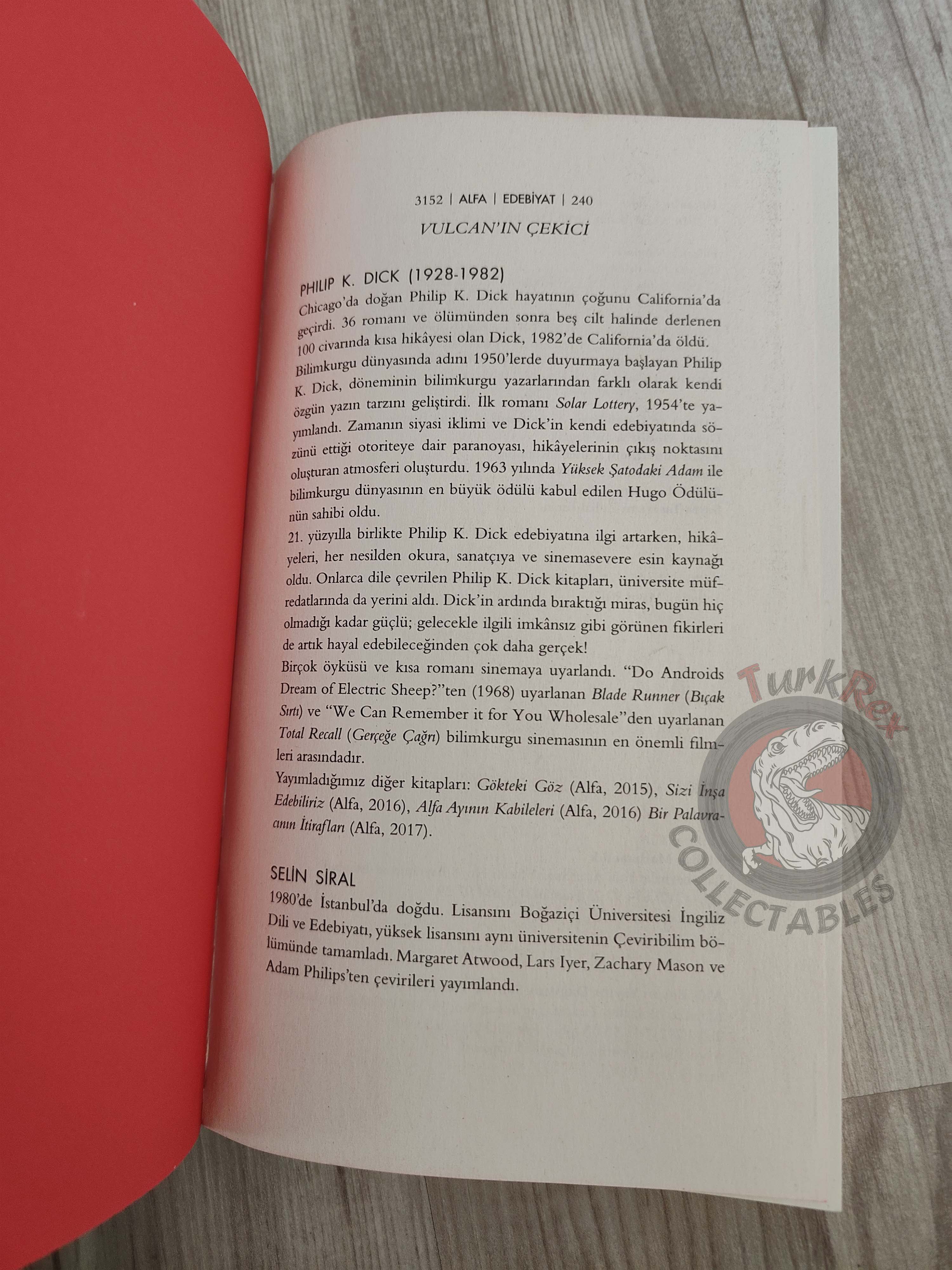 Philip K. Dick – Vulcan’s Hammer 2017 Turkish Book Turkey