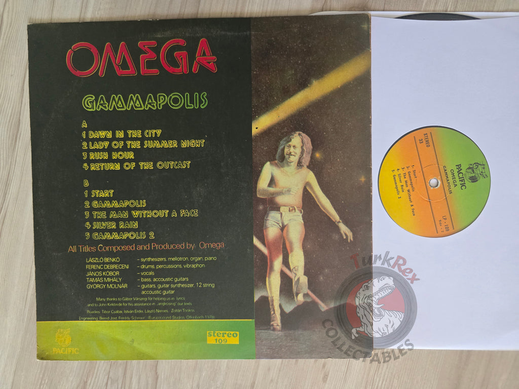 Omega – Gammapolis Turkish Pressing Vinyl Turkey Edition