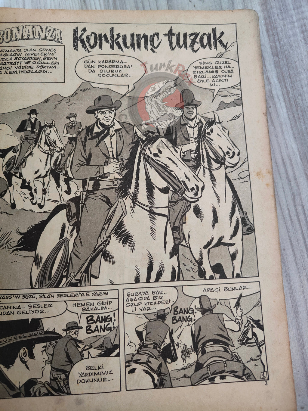 Bonanza – Volume 1 70s Turkish Comic Turkey Huckleberry Hound