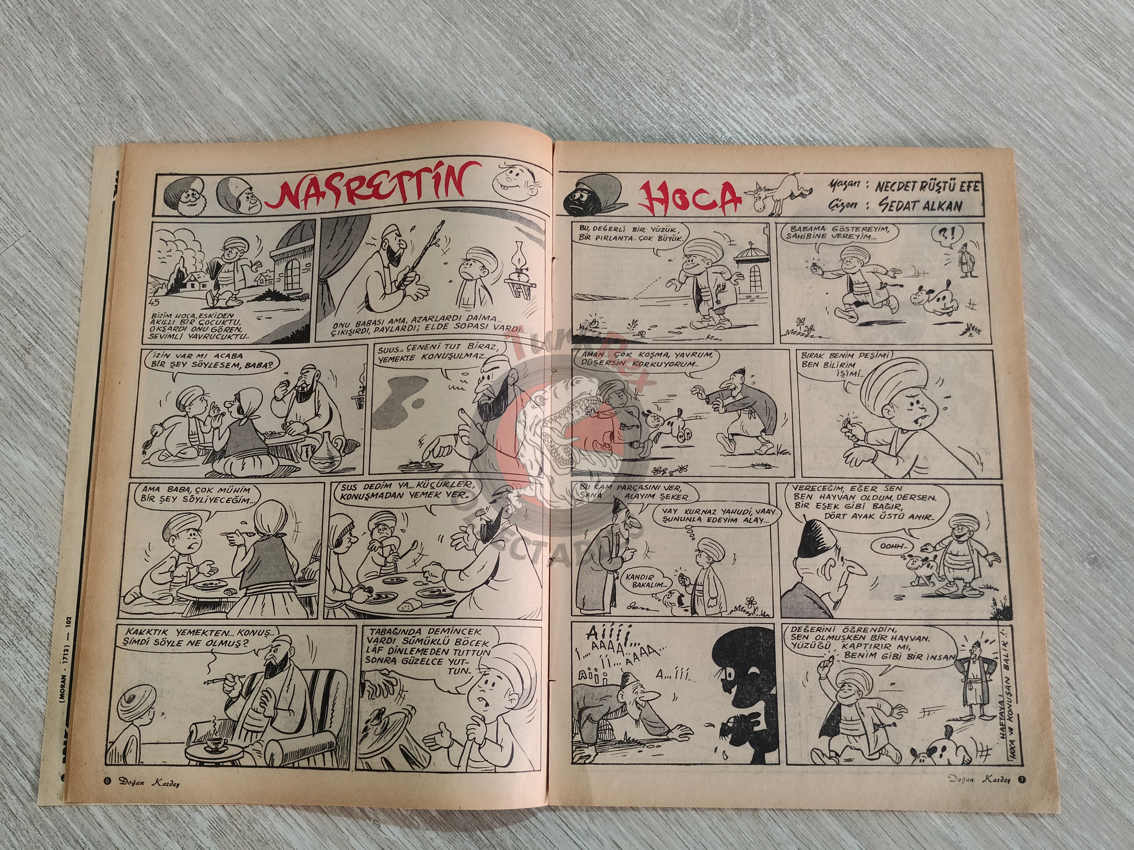 Doğan Kardeş 1968 Magazine #97 Turkish Comic Turkey Zero X, Tarzan, Dennis the Menace