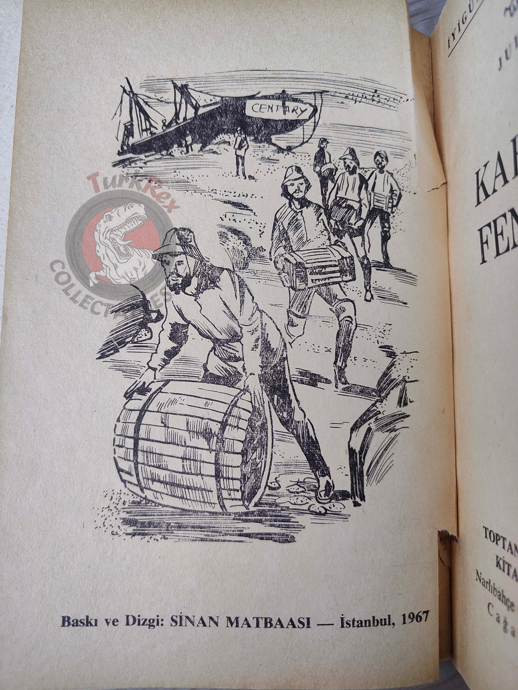 Jules Verne – The Lighthouse at the End of the World 1967 Turkish Book Turkey Illustrated