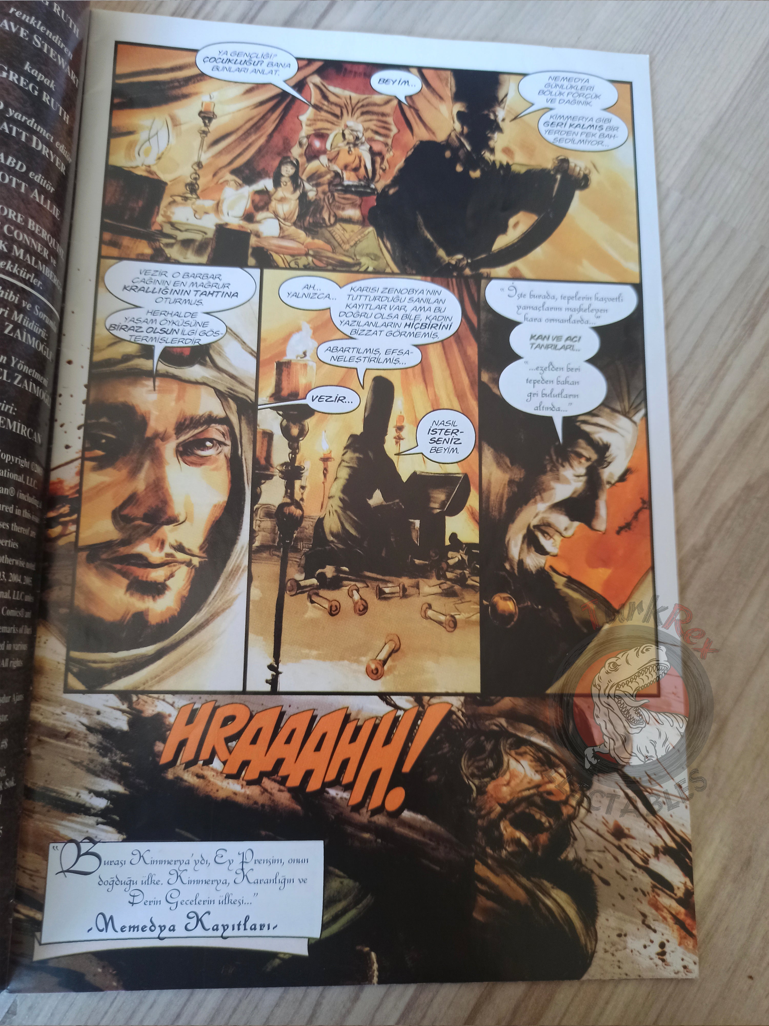 Conan the Legend #8 Turkish Comic Turkey Dark Horse Comics