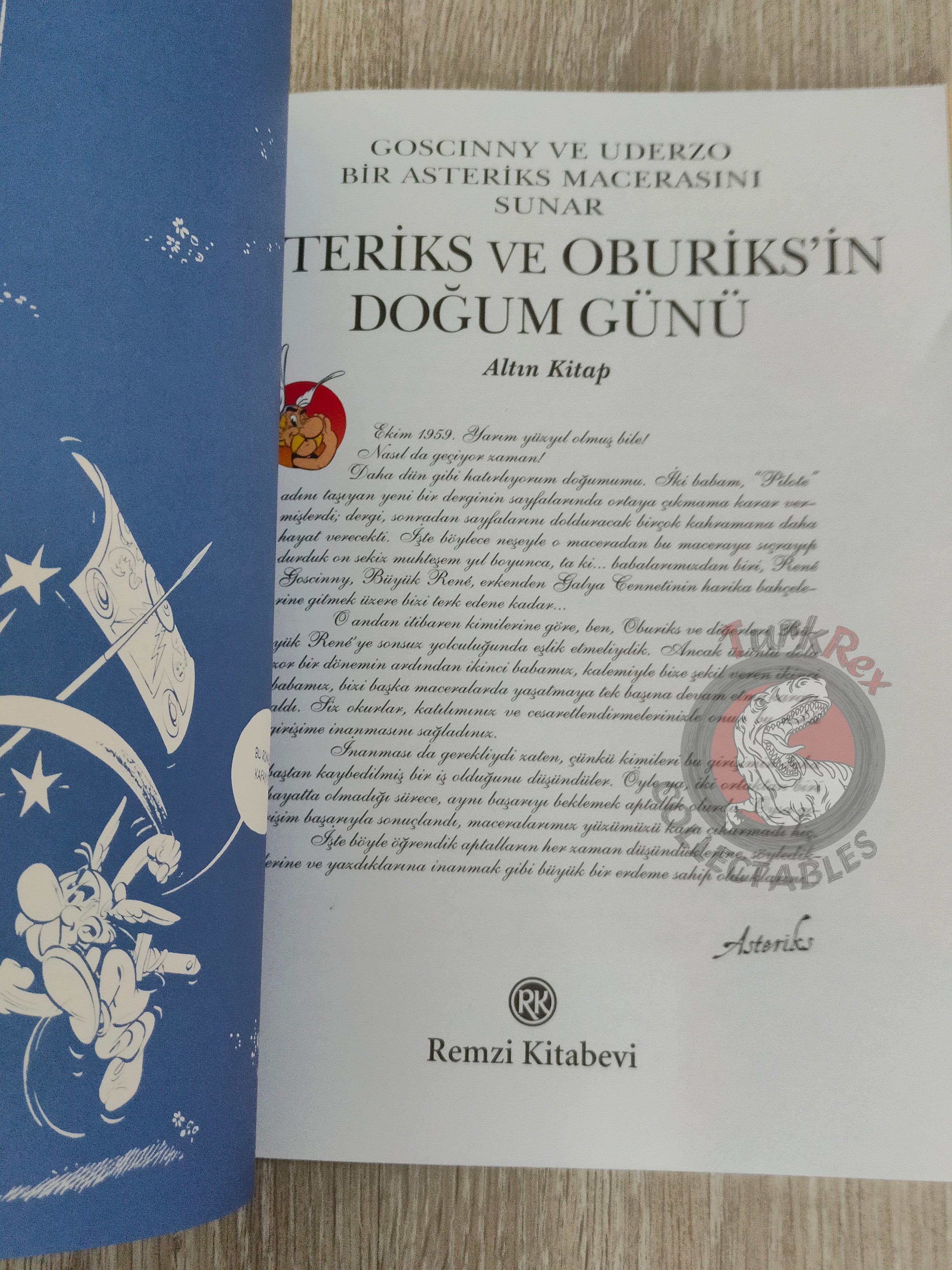 Asterix – Asterix and Obelix’s Birthday 2011 1st Edition Turkish Edition Comic Turkey