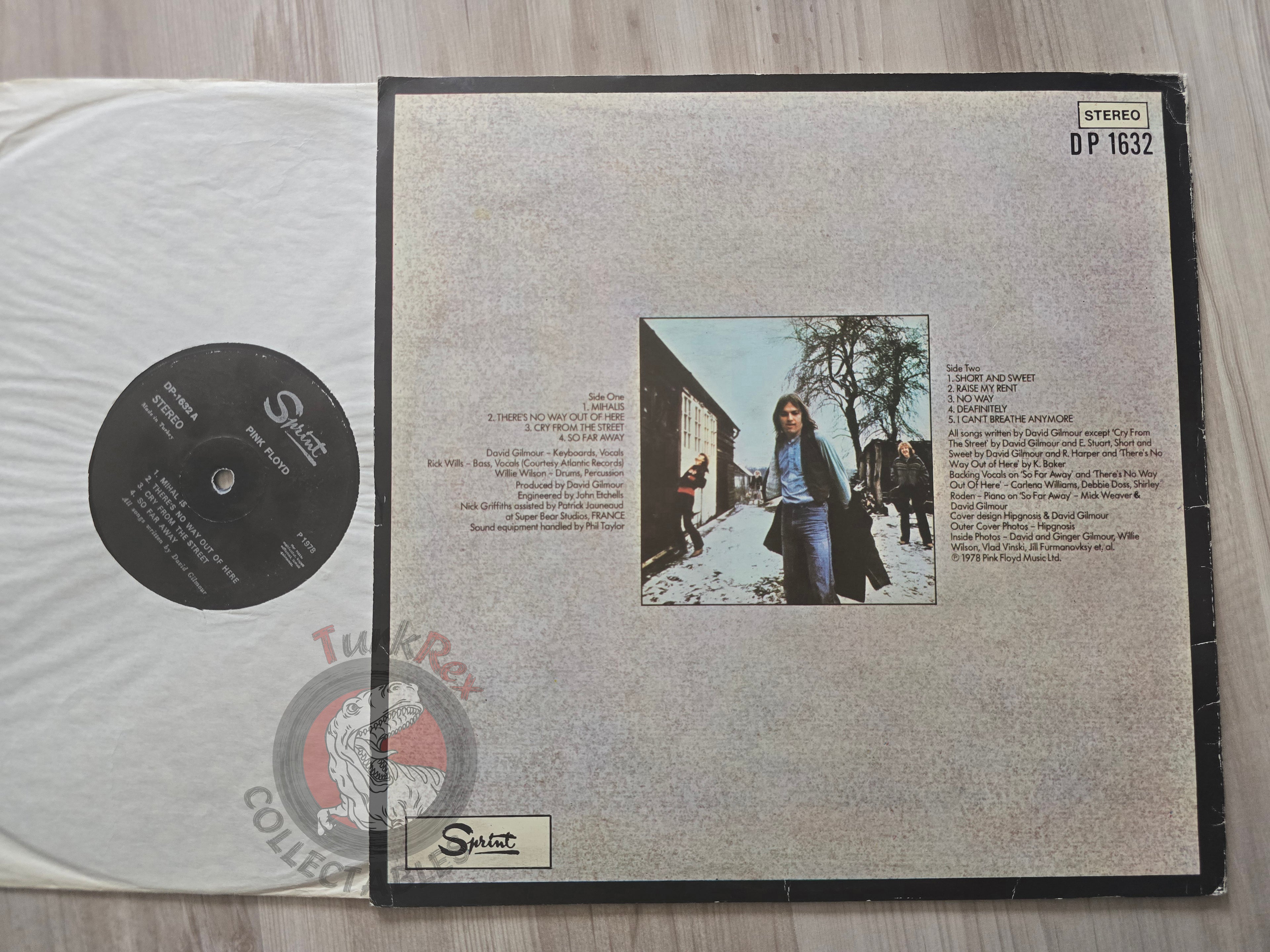 Pink Floyd – David Gilmour Turkish Pressing Vinyl Turkey Edition