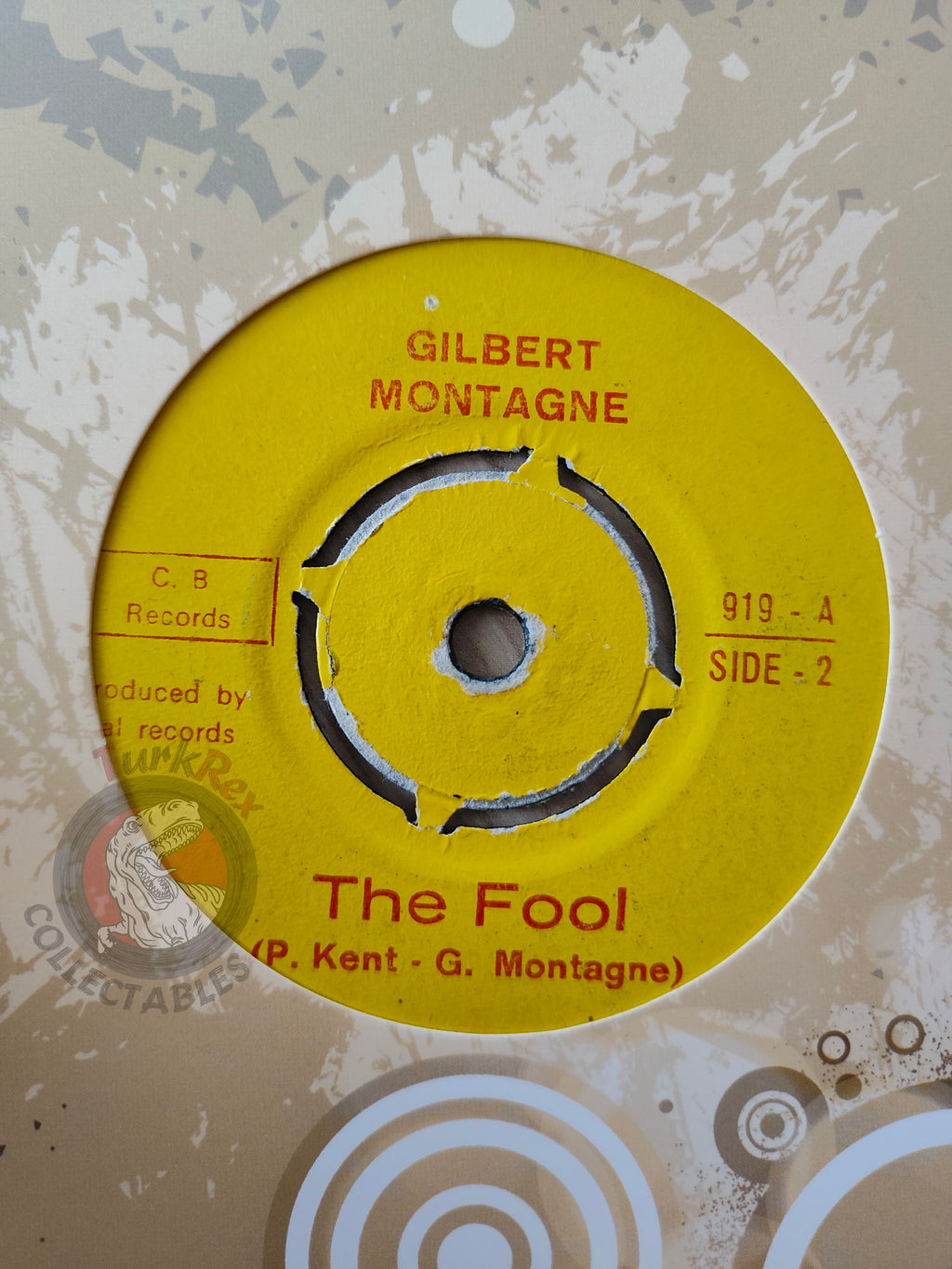Rod Stewart & Gilbert Montagné – The Fool / Maggie May 7" Turkish Pressing Vinyl Turkey Edition