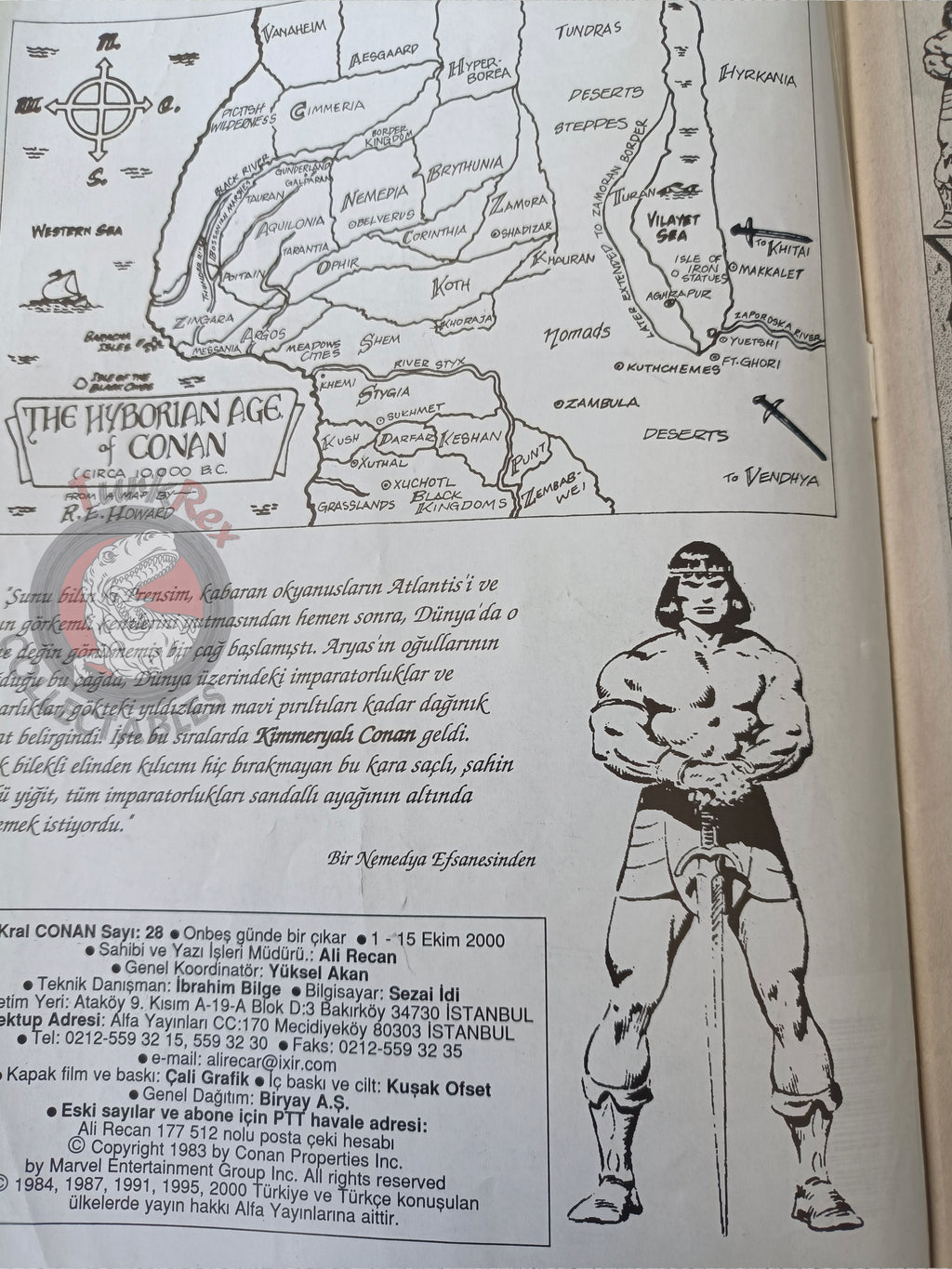 Kral Conan #28 King Conan #16 Turkish Comic Turkey SSOC #103