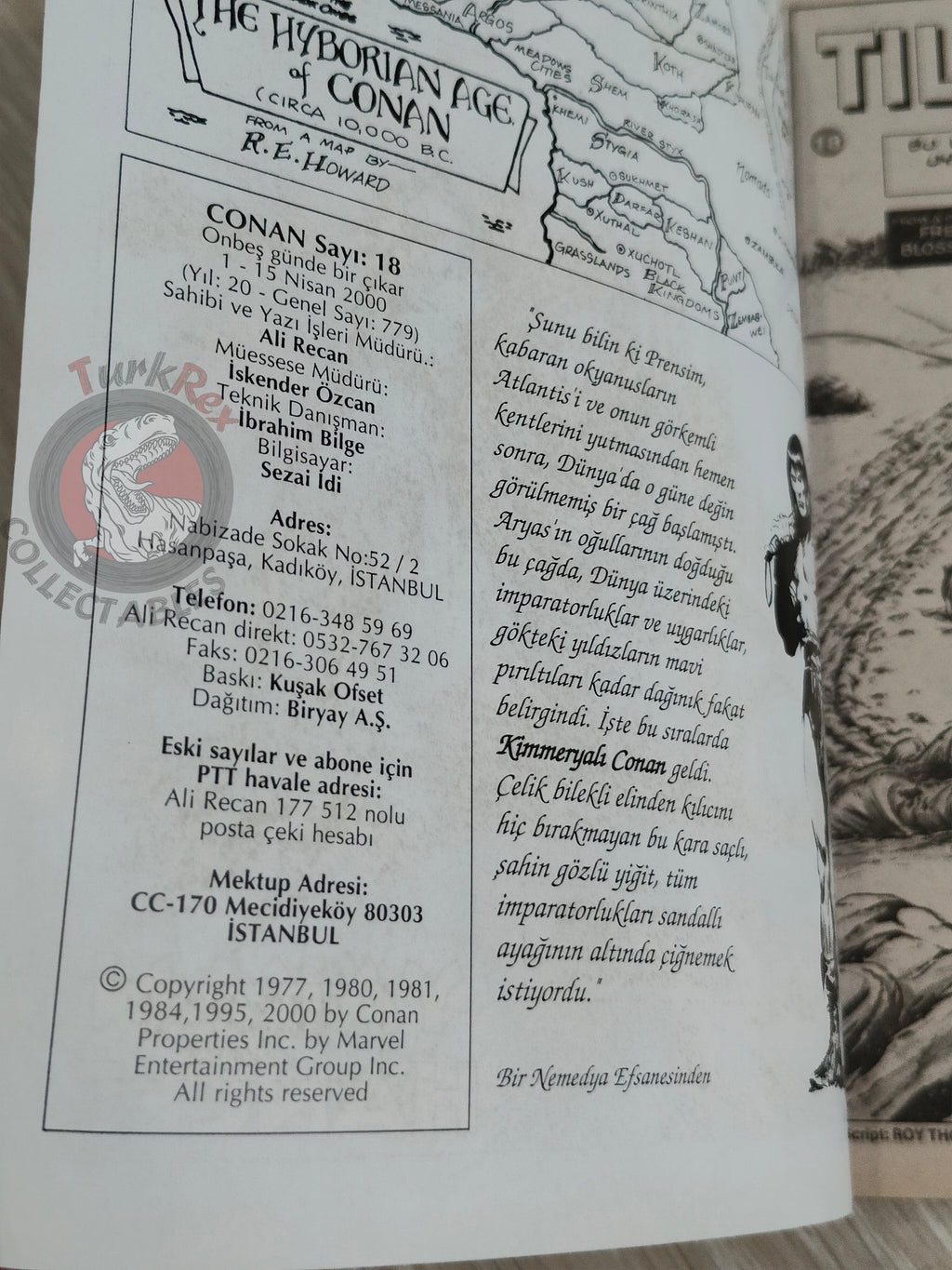 Conan #18 The Savage Sword of Conan #31 Turkish Comic Turkey