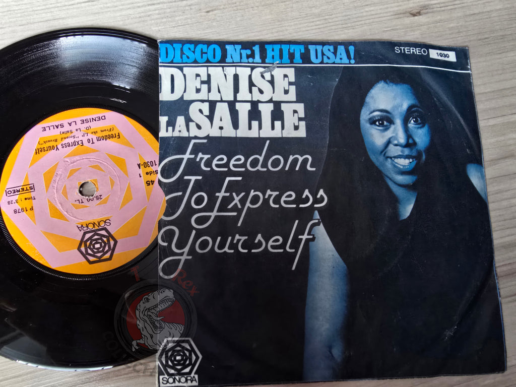 Denise La Salle – Freedom To Express Yourself 7" Turkish Pressing Vinyl Turkey Edition