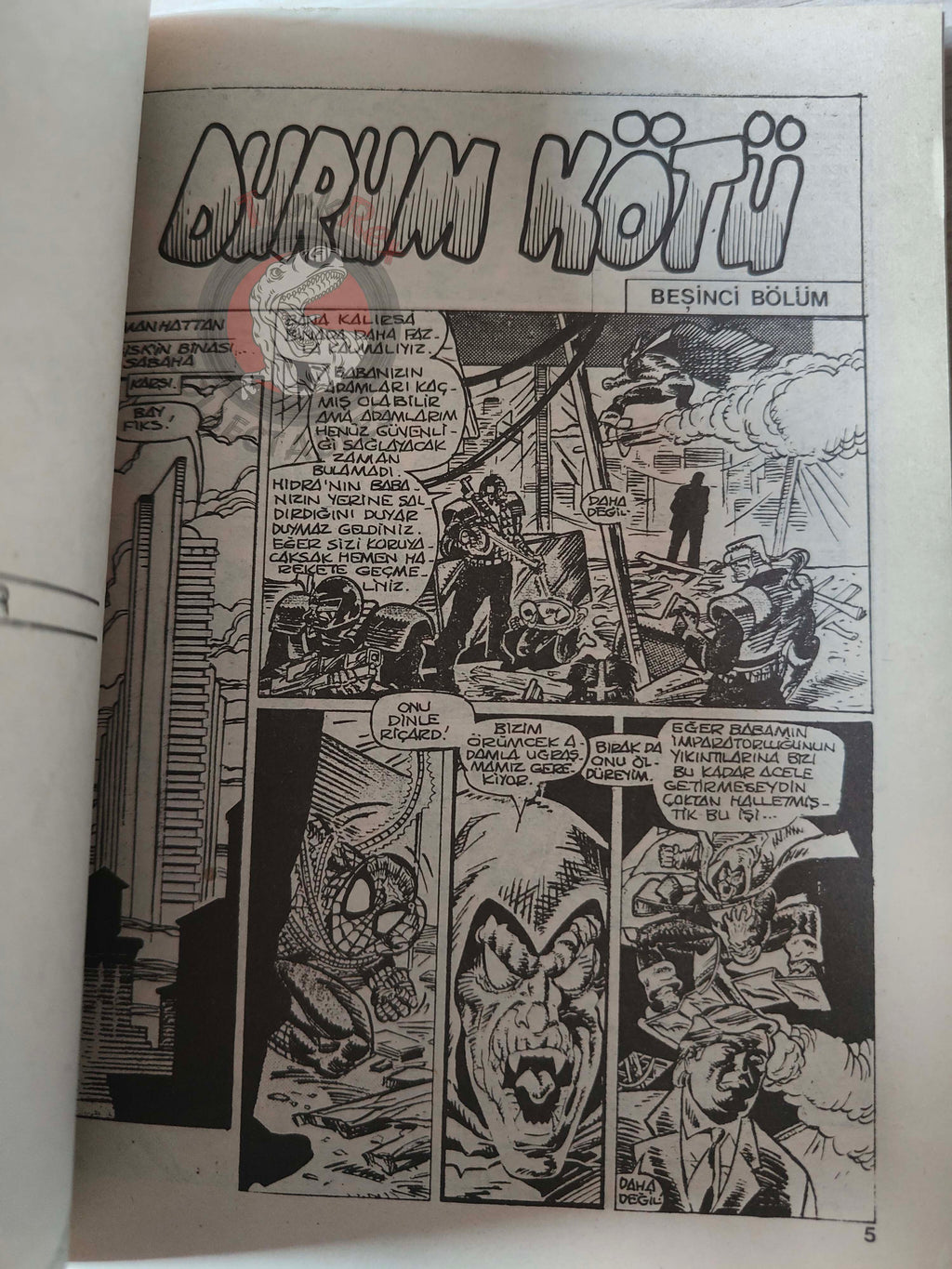 Spider-Man #163 1994 Turkish Comic Turkey Web Of #88 #89 #86 Amazing #201 #202 Marvel Team Up #125