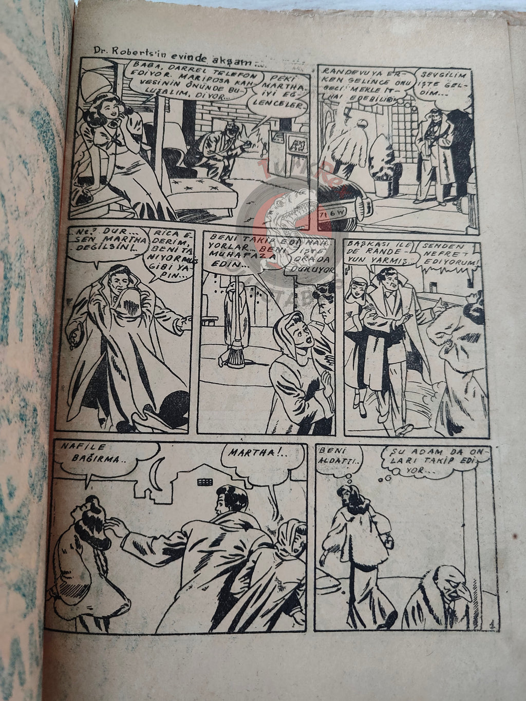 Mandrake the Magician 1950 The Treasure Hunt Turkish Comic Turkey