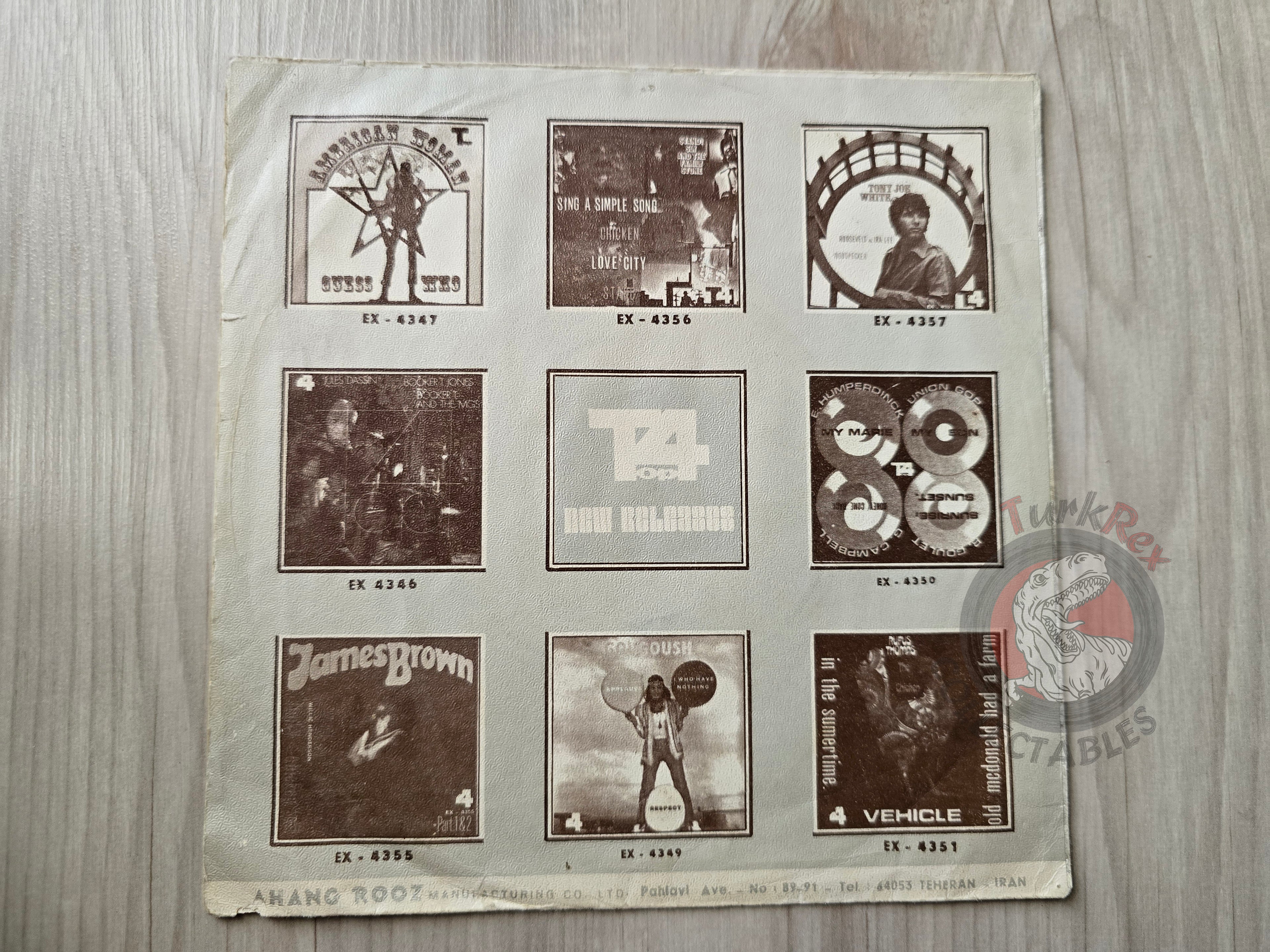 Aphrodite's Child – It's Five O'Clock 7" Iran Pressing Cover Only Iranian Edition