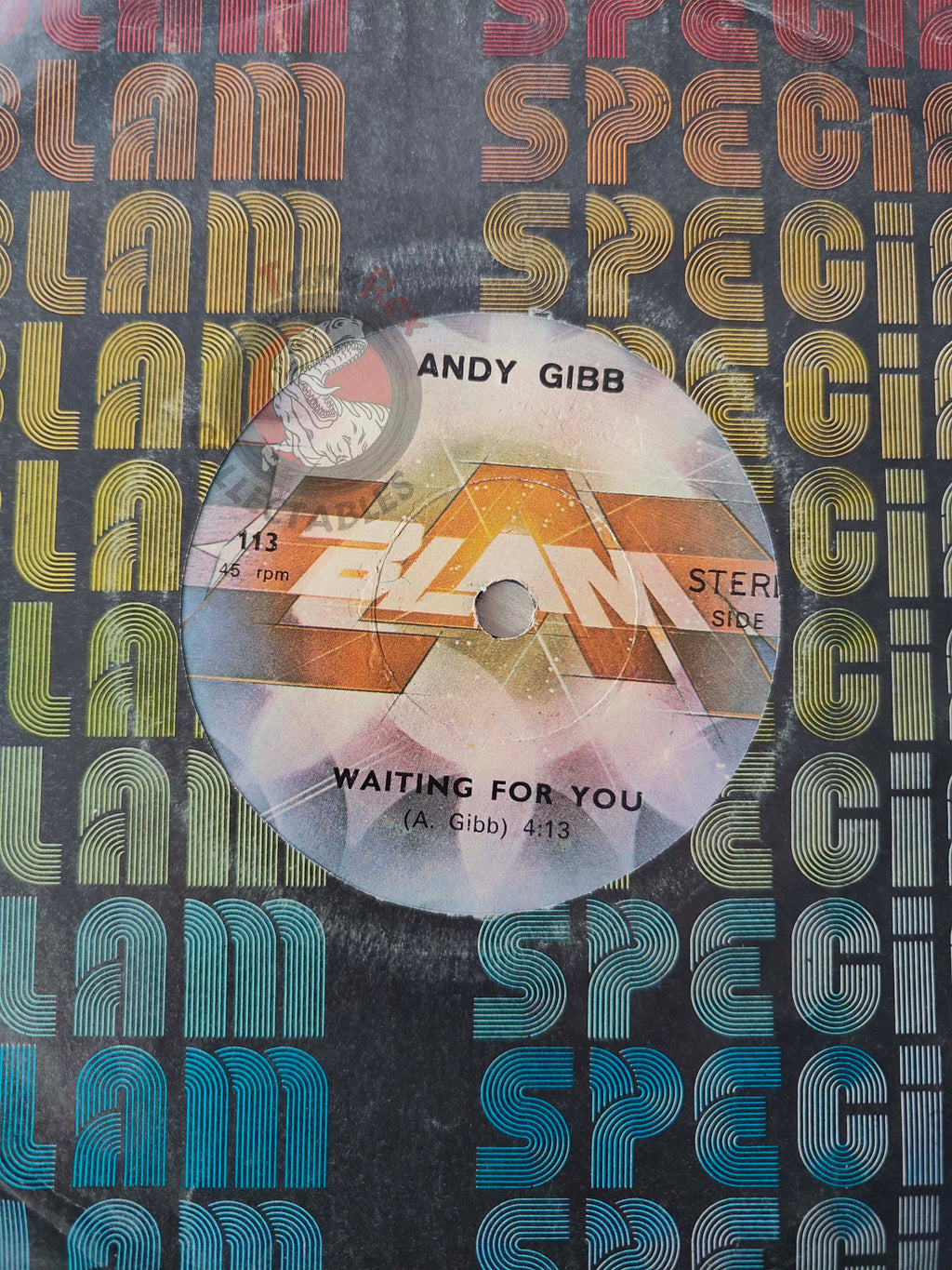Andy Gibb – Desire 7" Turkish Pressing Vinyl Turkey Edition Bee Gees