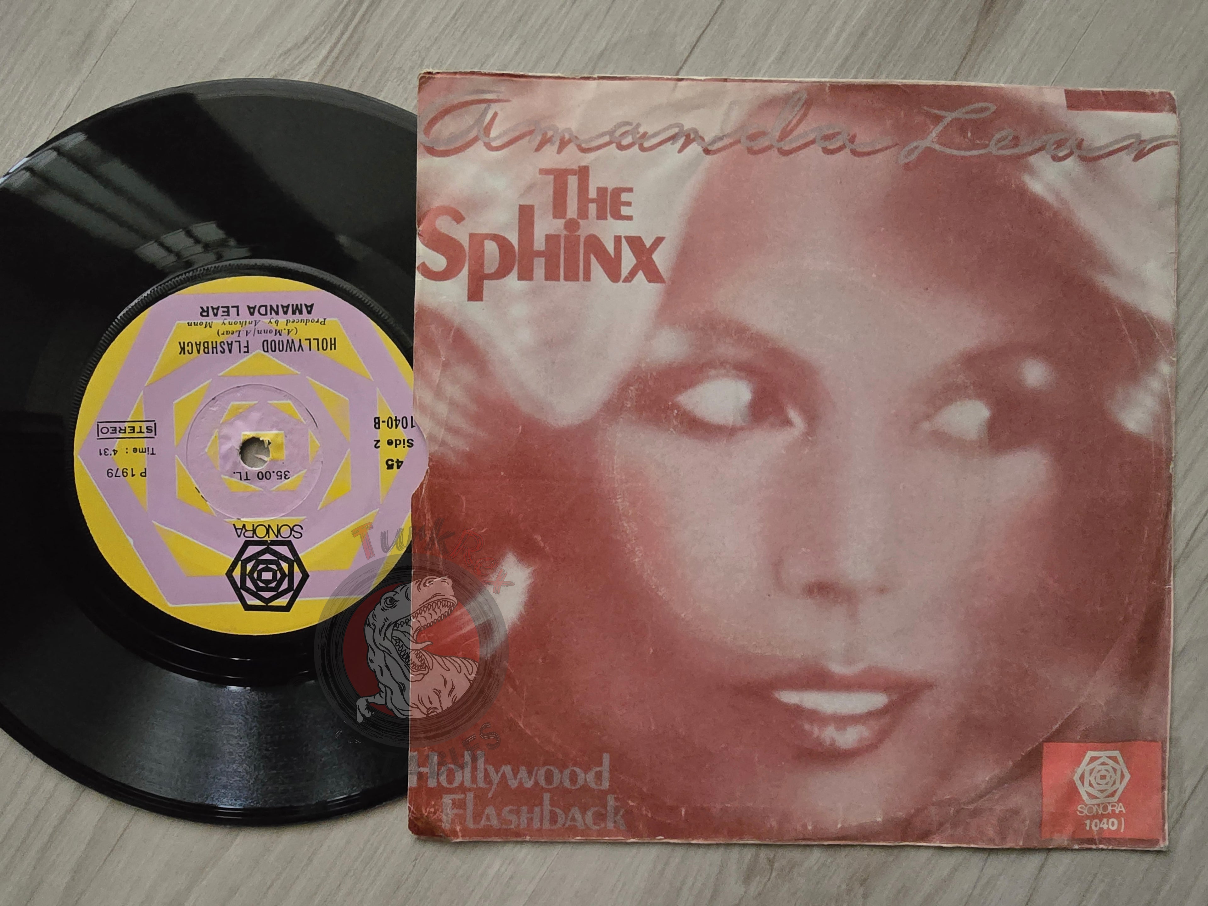 Amanda Lear – The Sphinx 7" Turkish Pressing Vinyl Turkey Edition