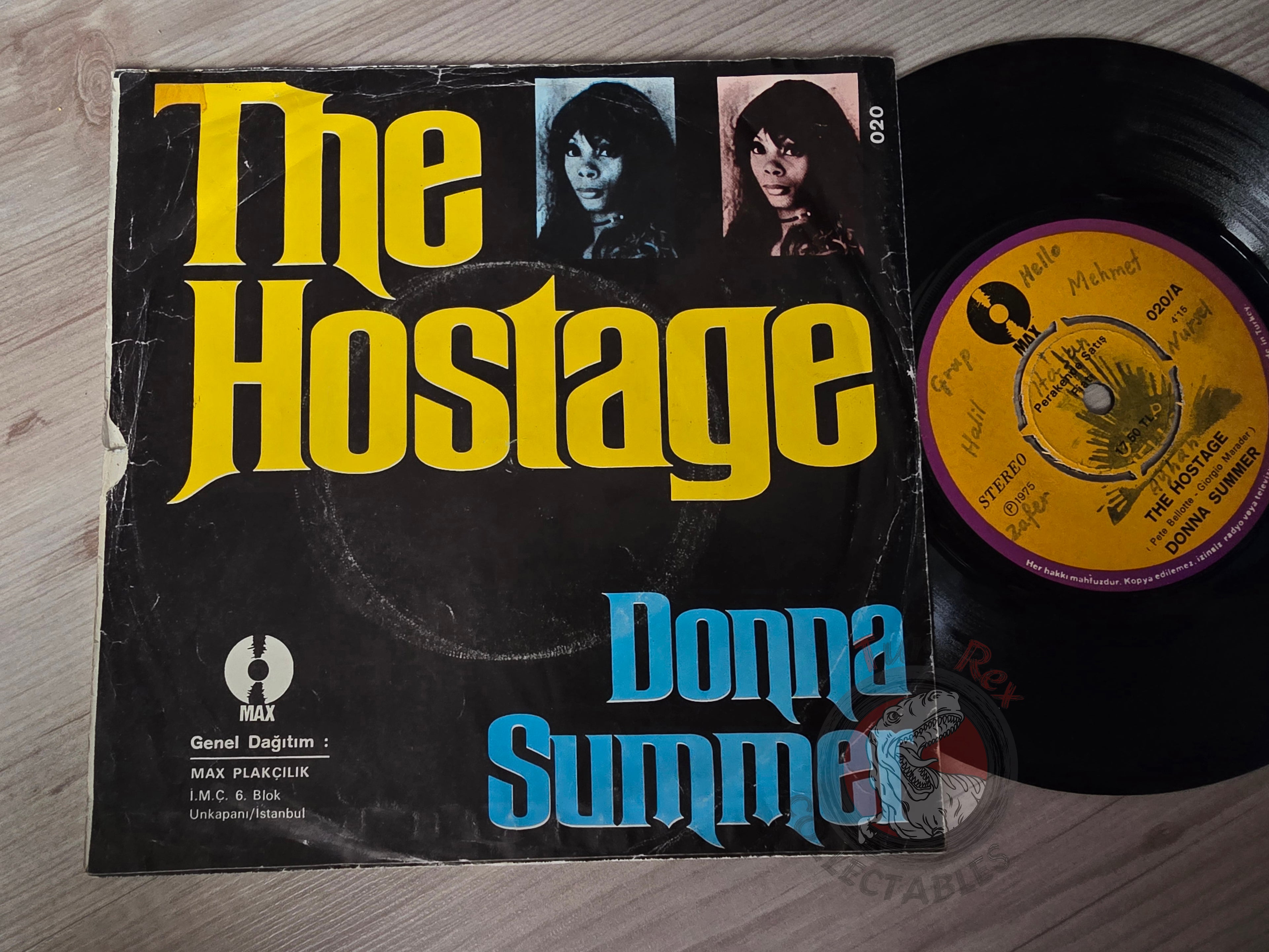 Donna Summer – The Hostage 7" Turkish Pressing Vinyl Turkey Edition