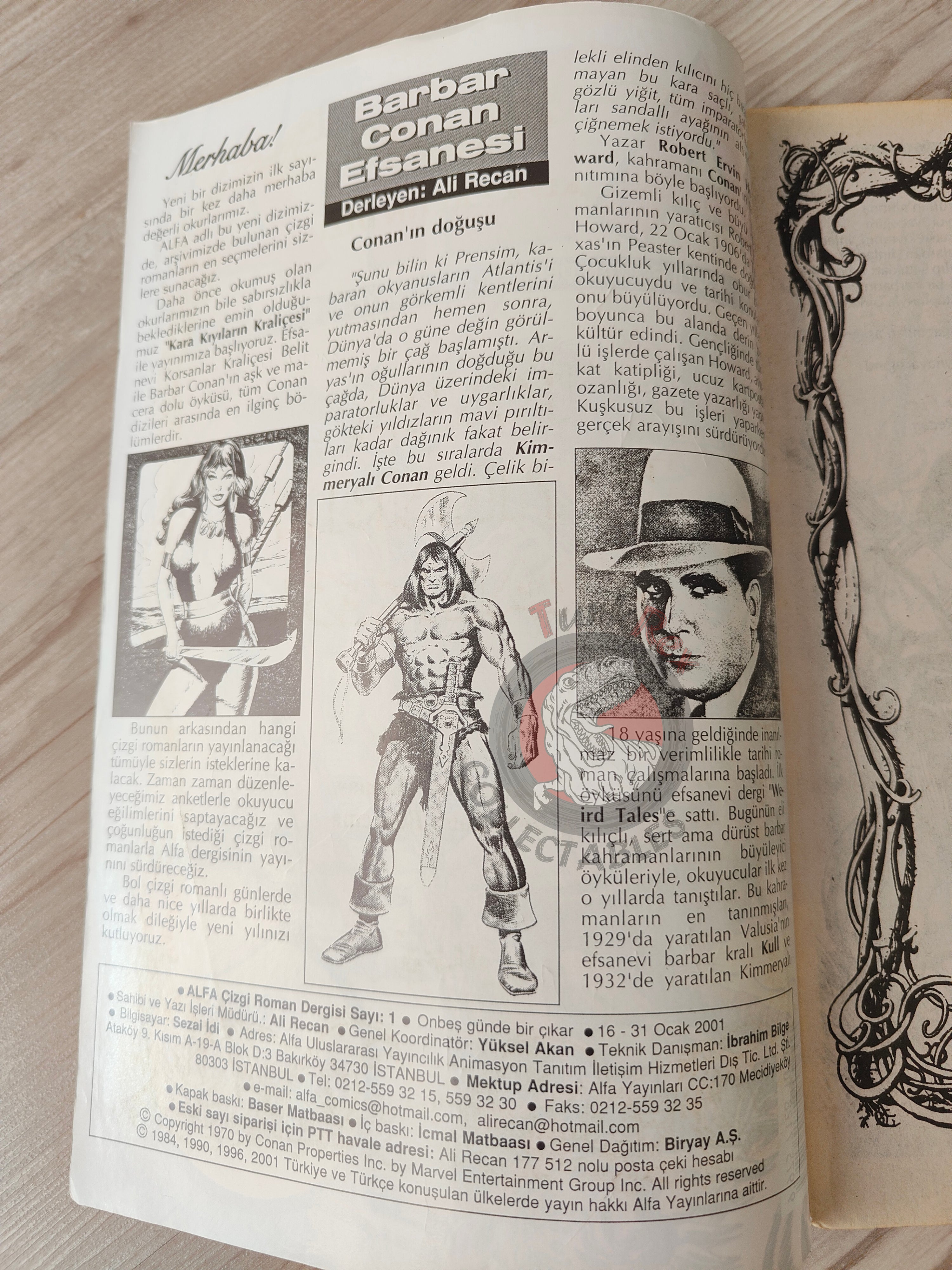 Conan The Barbarian #1 2001 Turkish Comic Turkey #57 #58 #59 #60