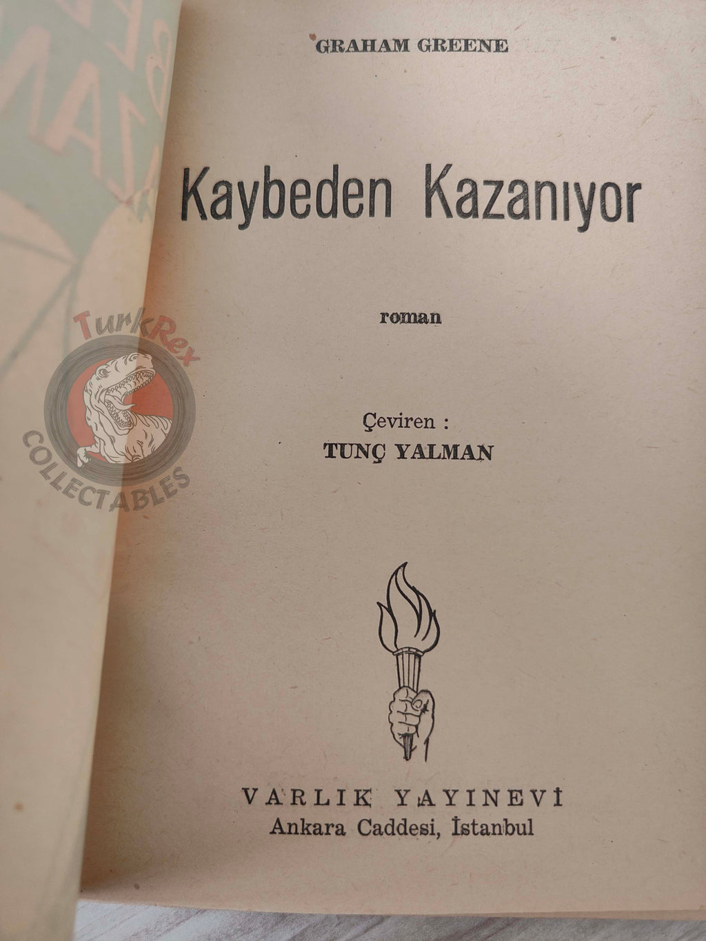 Graham Greene – Loser Takes All 1955 1st Turkish Book Turkey