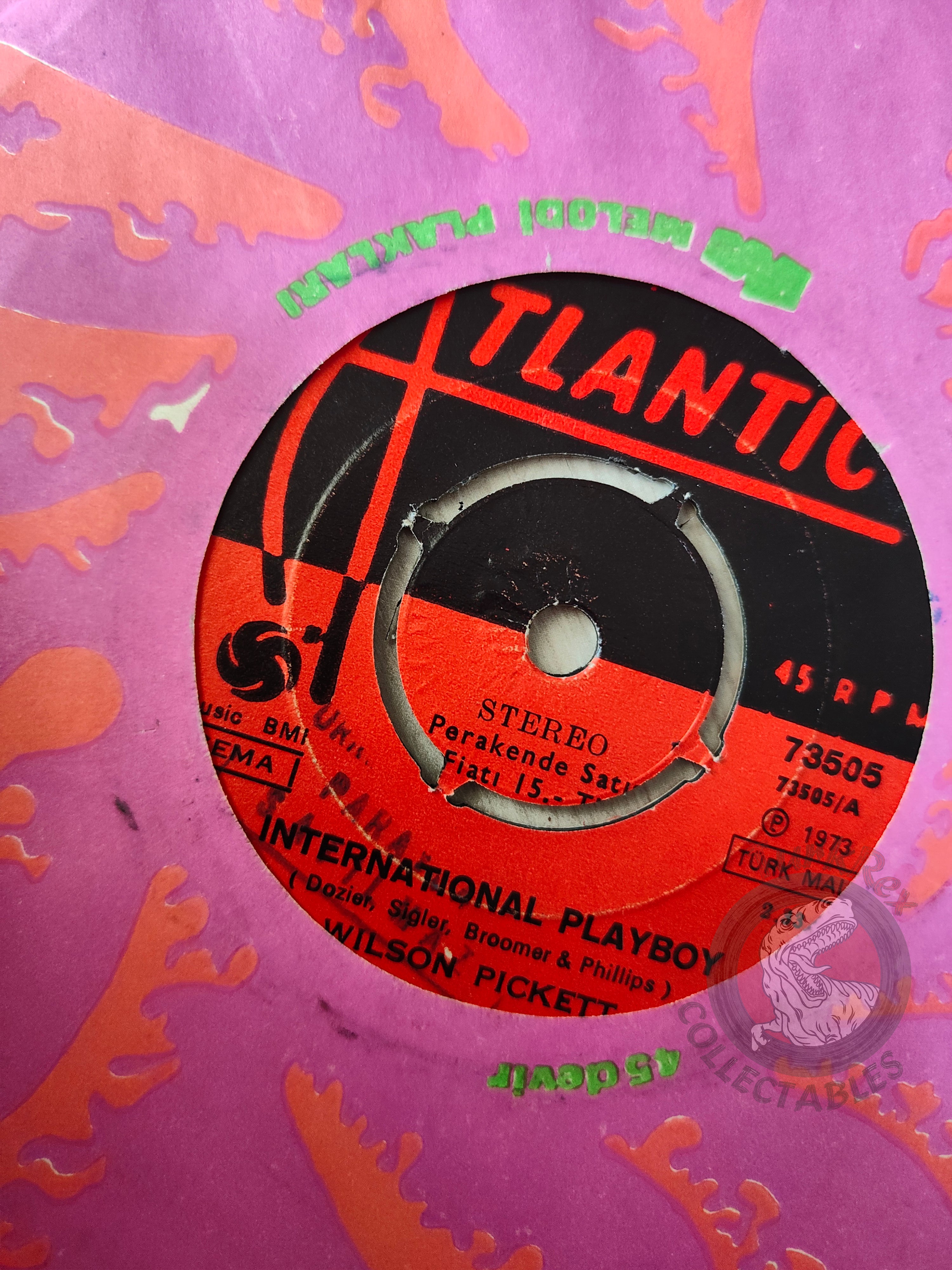 Wilson Pickett – Engine Number 9 7" Turkish Pressing Vinyl Turkey Edition