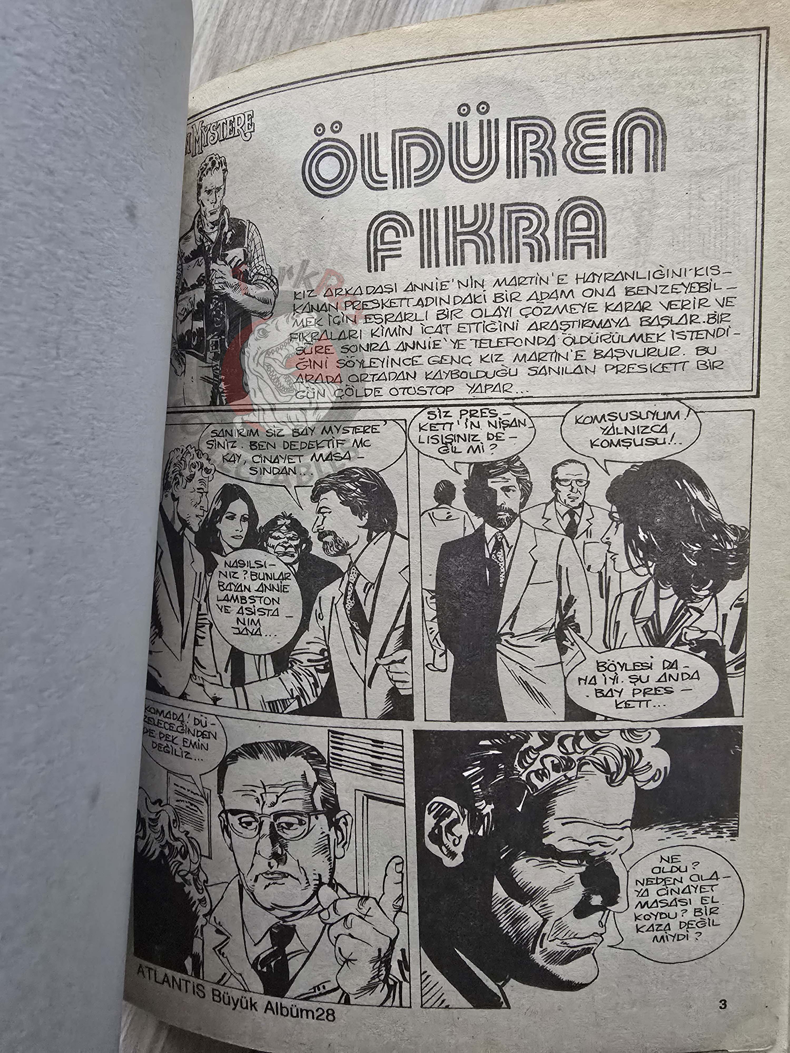 Martin Mystère #28 Intrigo a Pechino 80s Turkish Comic Turkey #71 #73
