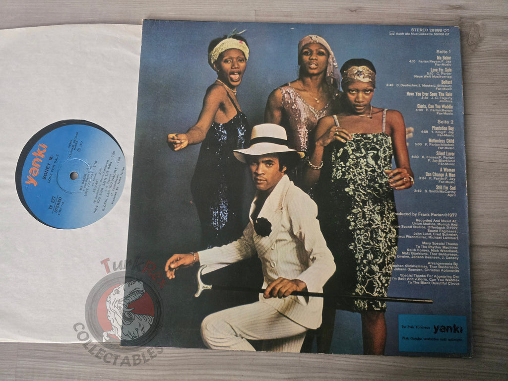Boney M. – Love For Sale Turkish Pressing Vinyl Turkey Edition