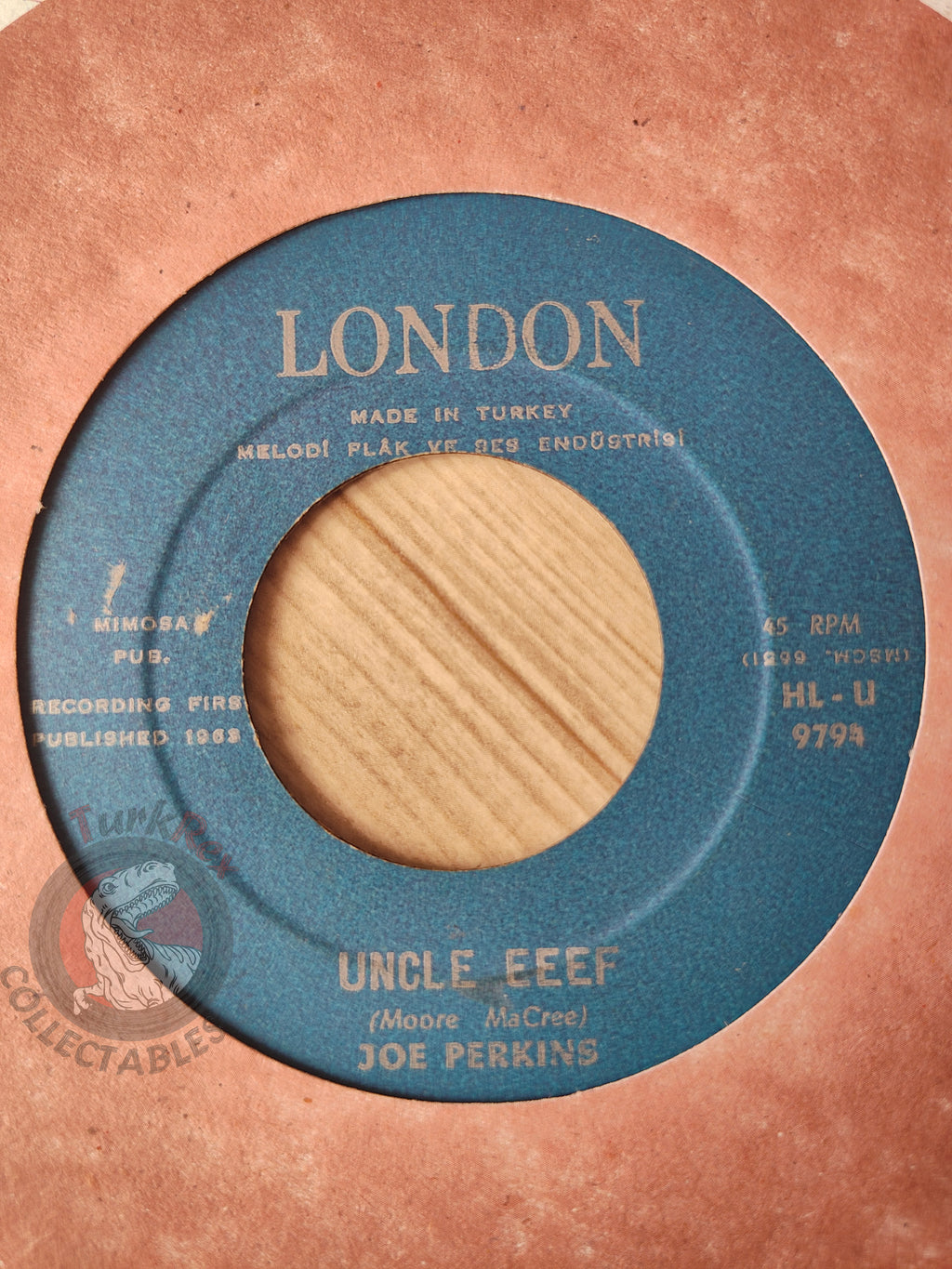 Joe Perkins – Uncle Eeef 7" Turkish Pressing Vinyl Turkey Edition